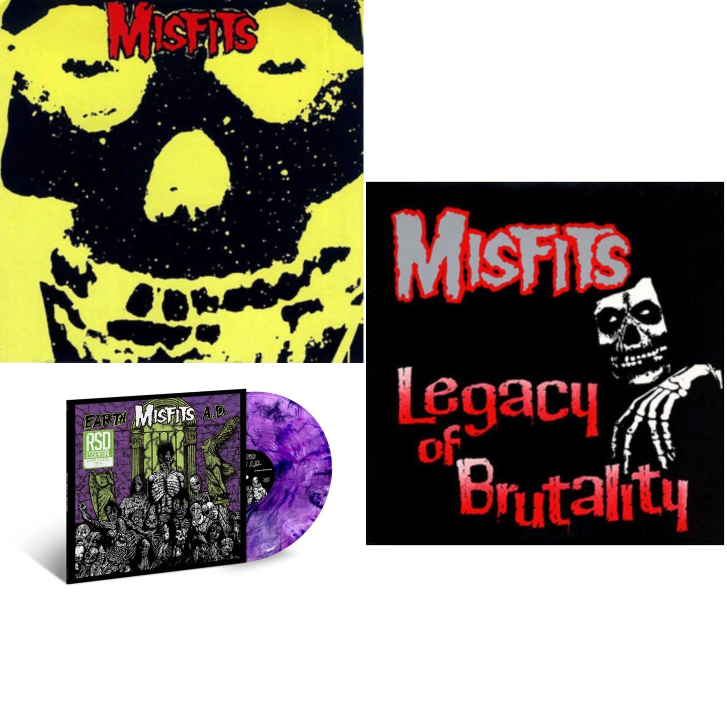 Misfits - Collection & Earth A.D. / Wolfs Blood (Purple Swirl LP Vinyl) (Rsd Essential) & Legacy Of Brutality