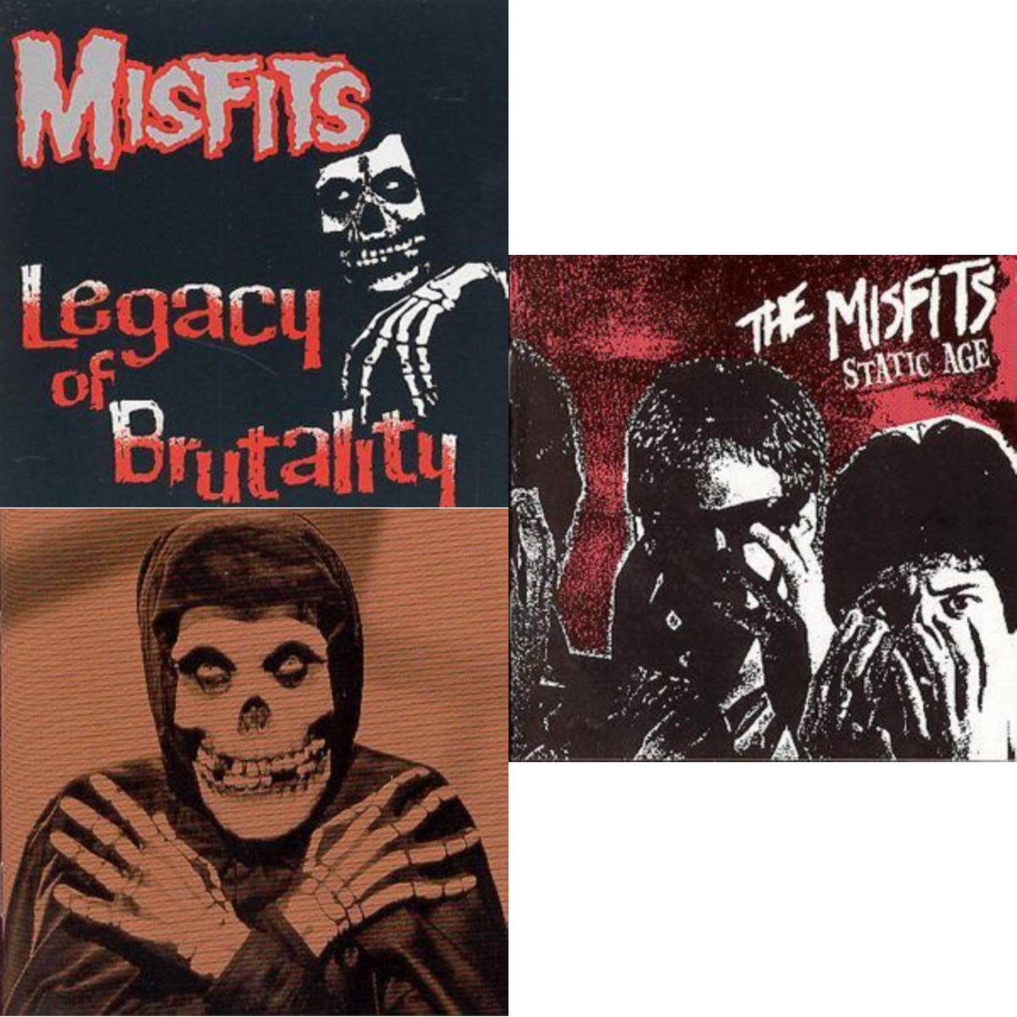 Misfits - Legacy Of Brutality & Collection Vol.2 & Static Age - CD Bundle