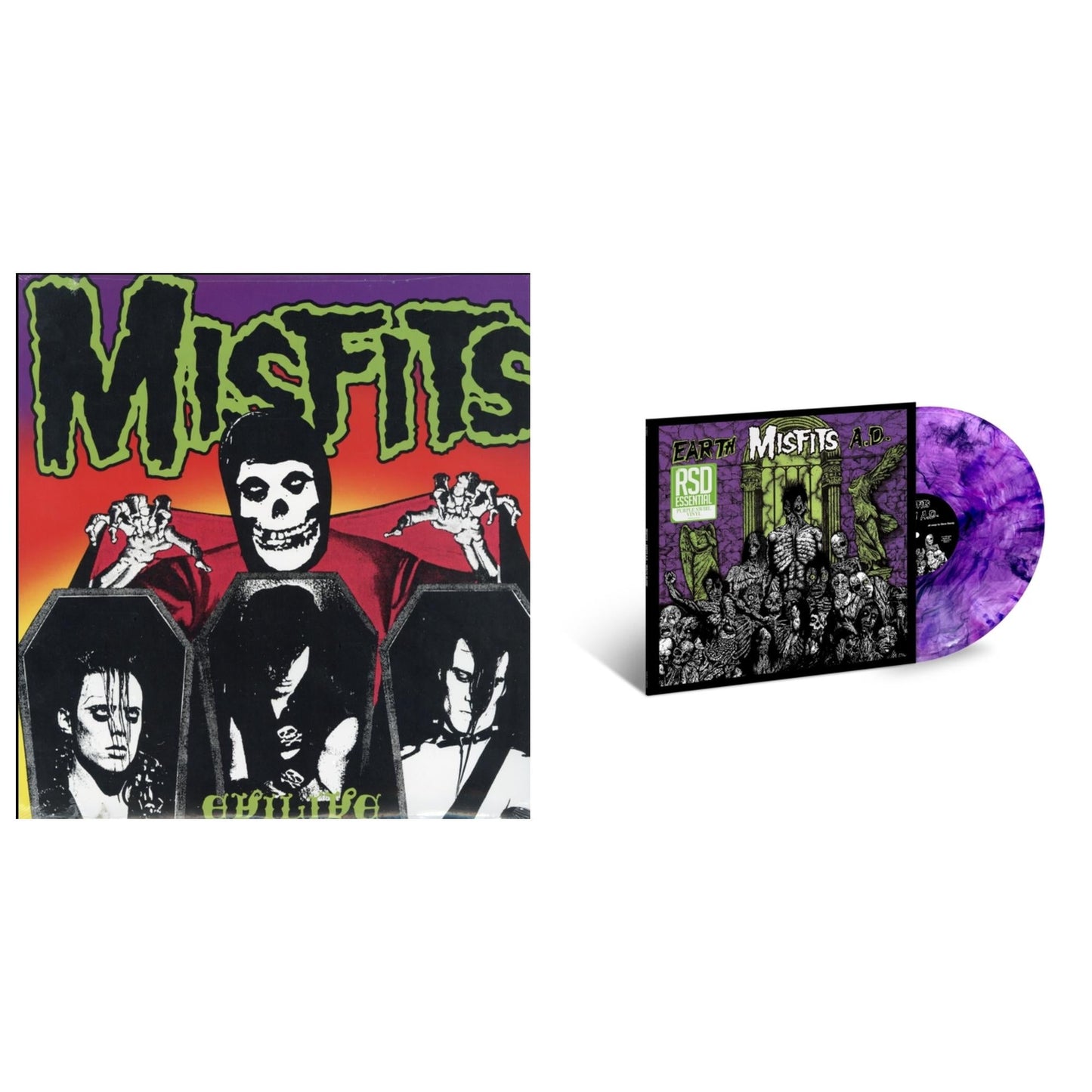 Misfits - Evilive & Earth A.D. / Wolfs Blood (Purple Swirl LP Vinyl) (Rsd Essential)