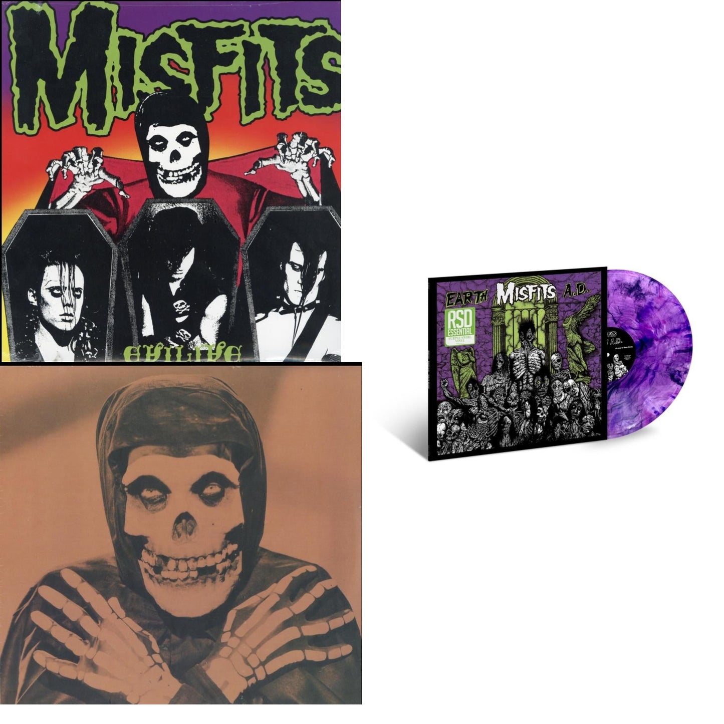 Misfits - Evilive & Collection Vol.2 & Earth A.D. / Wolfs Blood (Purple Swirl LP Vinyl) (Rsd Essential)