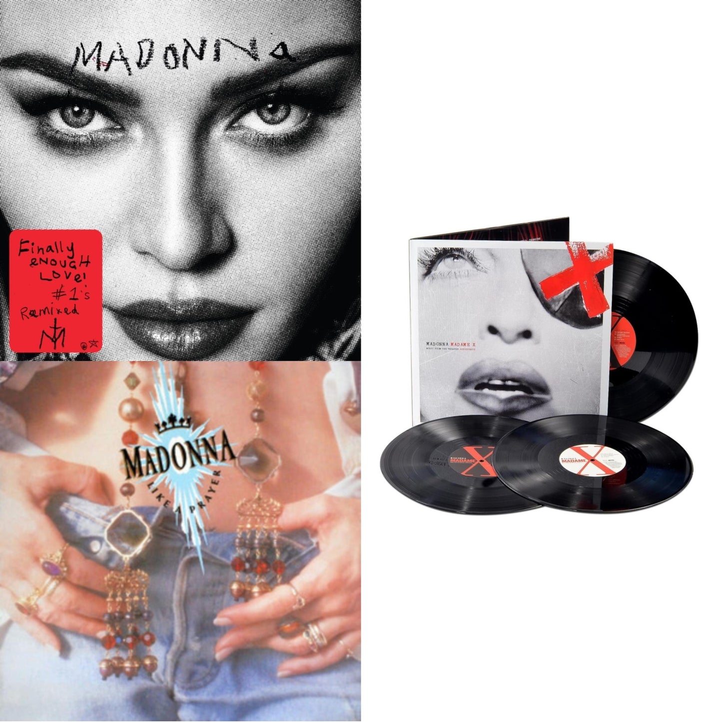 Madonna - Like A Prayer (180G) & Madame X (Live) (3LP) & Finally Enough Love (2LP)