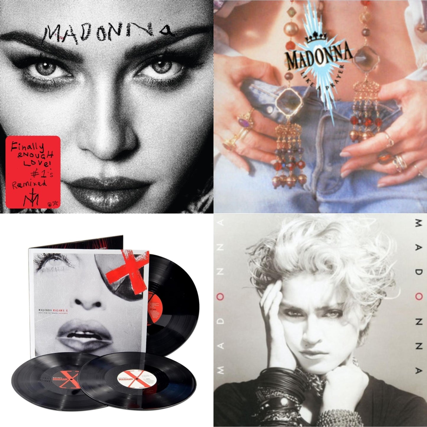 Madonna - Like A Prayer (180G) & Madonna & Madame X (Live) (3LP) & Finally Enough Love (2LP)