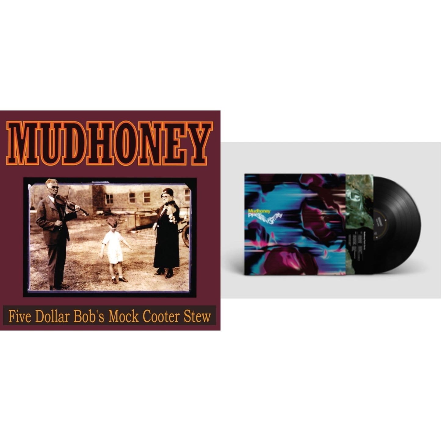 Mudhoney - Plastic Eternity & Five Dollar Bob's Mock Cooter Stew (Yellow LP Vinyl) (Ams Exclusive)