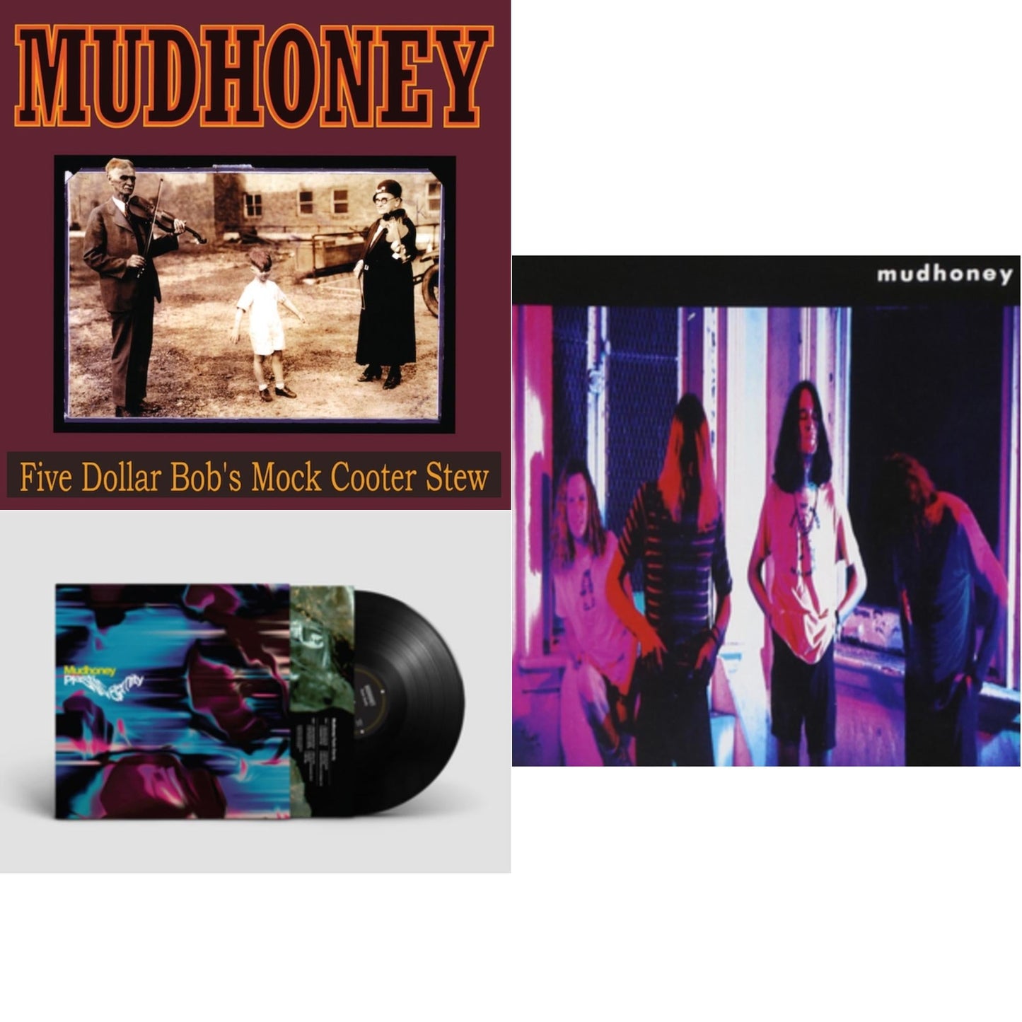 Mudhoney - Mudhoney & Plastic Eternity & Five Dollar Bob's Mock Cooter Stew (Yellow LP Vinyl) (Ams Exclusive)