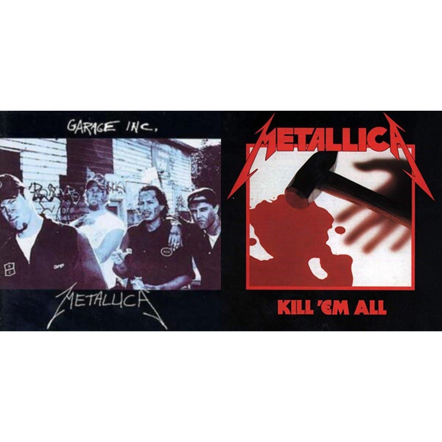 Metallica - Garage Inc. & Kill Em All (180G) - LP Vinyl Bundle