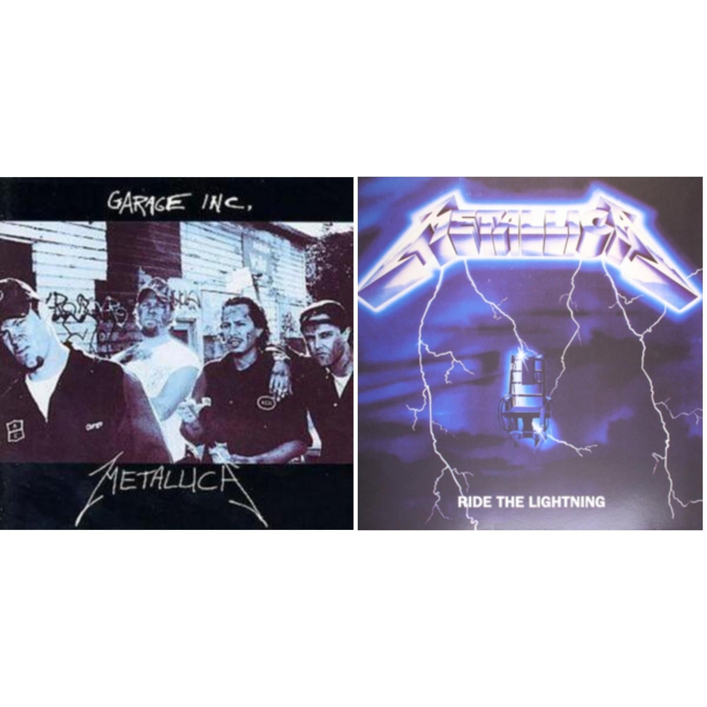 Metallica - Garage Inc. & Ride The Lightning (180G) - LP Vinyl Bundle