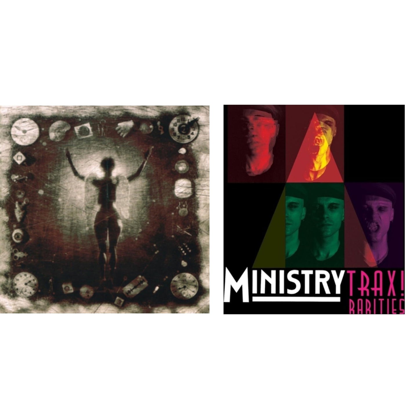 Ministry - Ke*A*H** (Psalm 69) (180G) & Trax Rarities (Black/White/Magenta Splatter LP Vinyl)