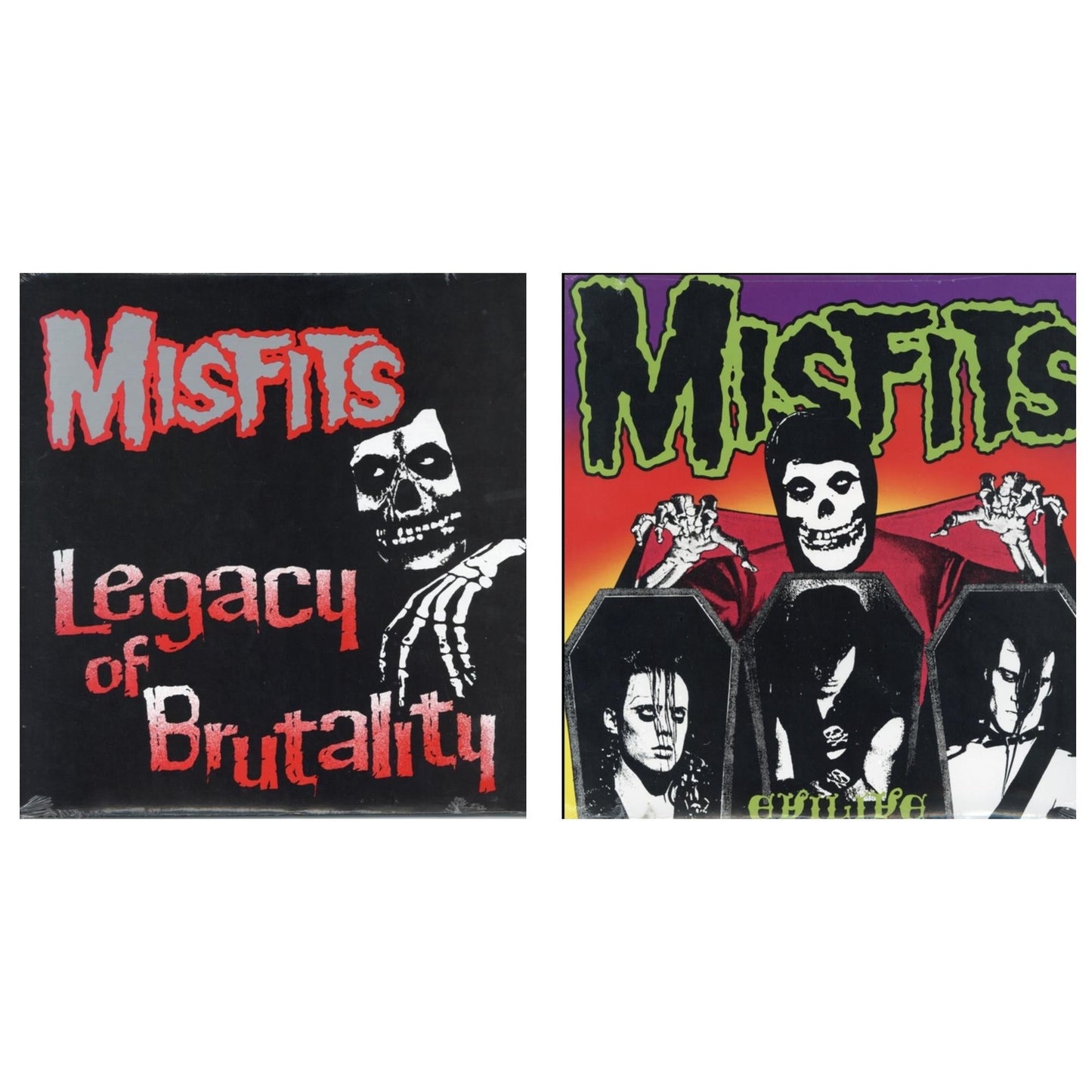 Misfits - Legacy Of Brutality & Evilive - LP Vinyl Bundle