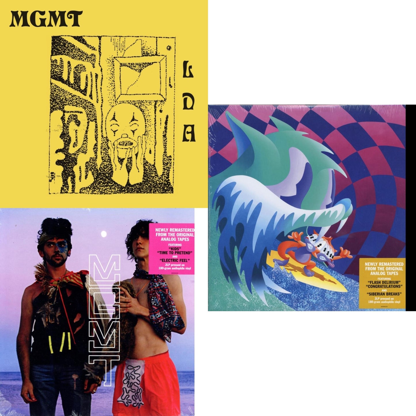 Mgmt - Little Dark Age (X) (2LP/180G/Dl Card) & Oracular Spectacular (180G) & Congratulations (2LP/180G)