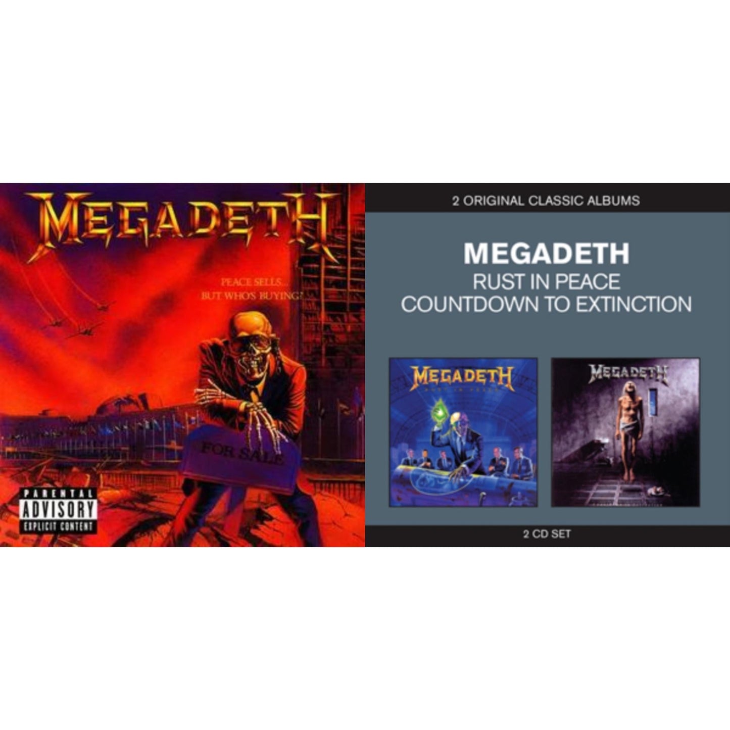 Megadeth - Classic Albums 2In1 & Peace Sells But Who's Buying - CD Bundle