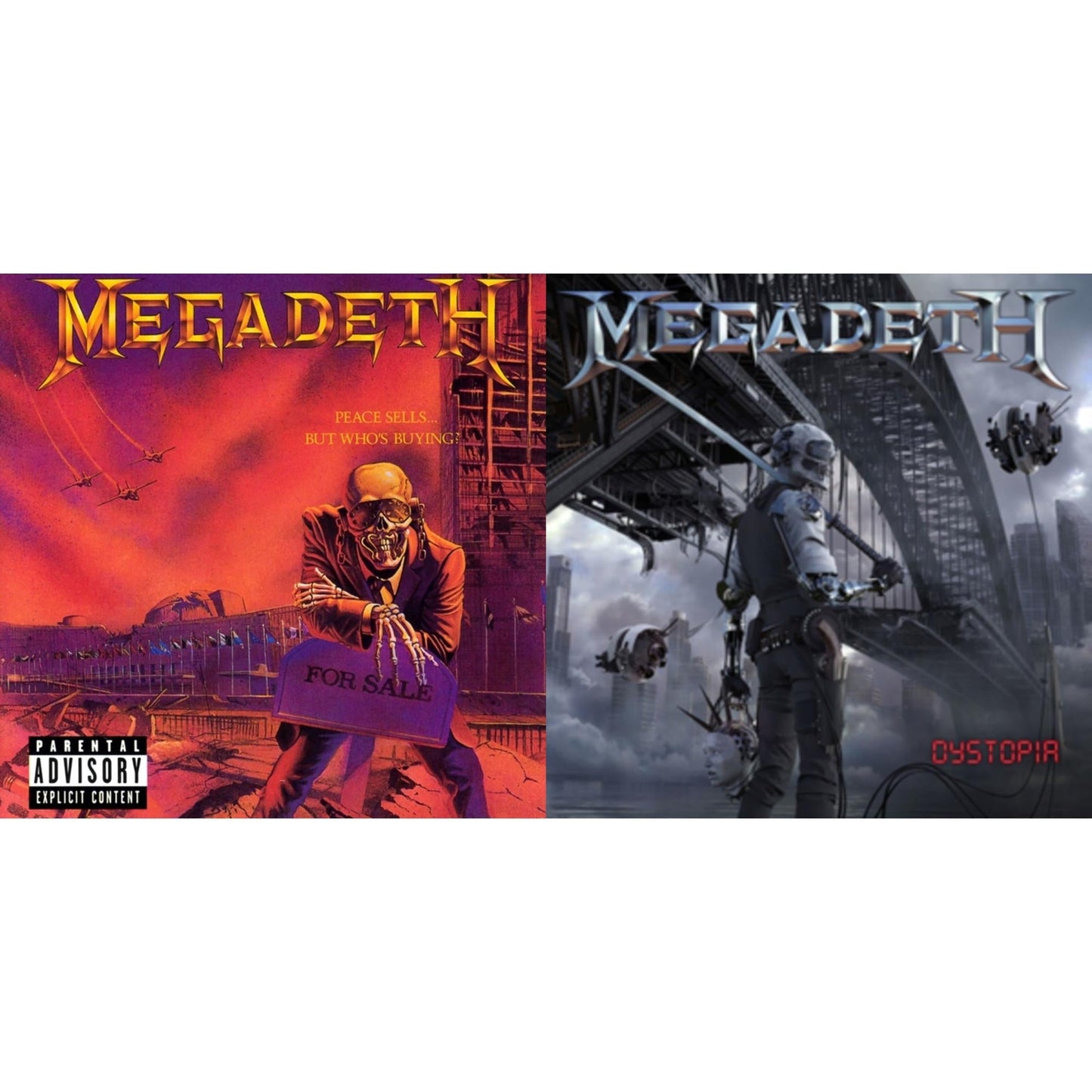Megadeth - Peace Sells But Who's Buying & Dystopia - LP Vinyl Bundle
