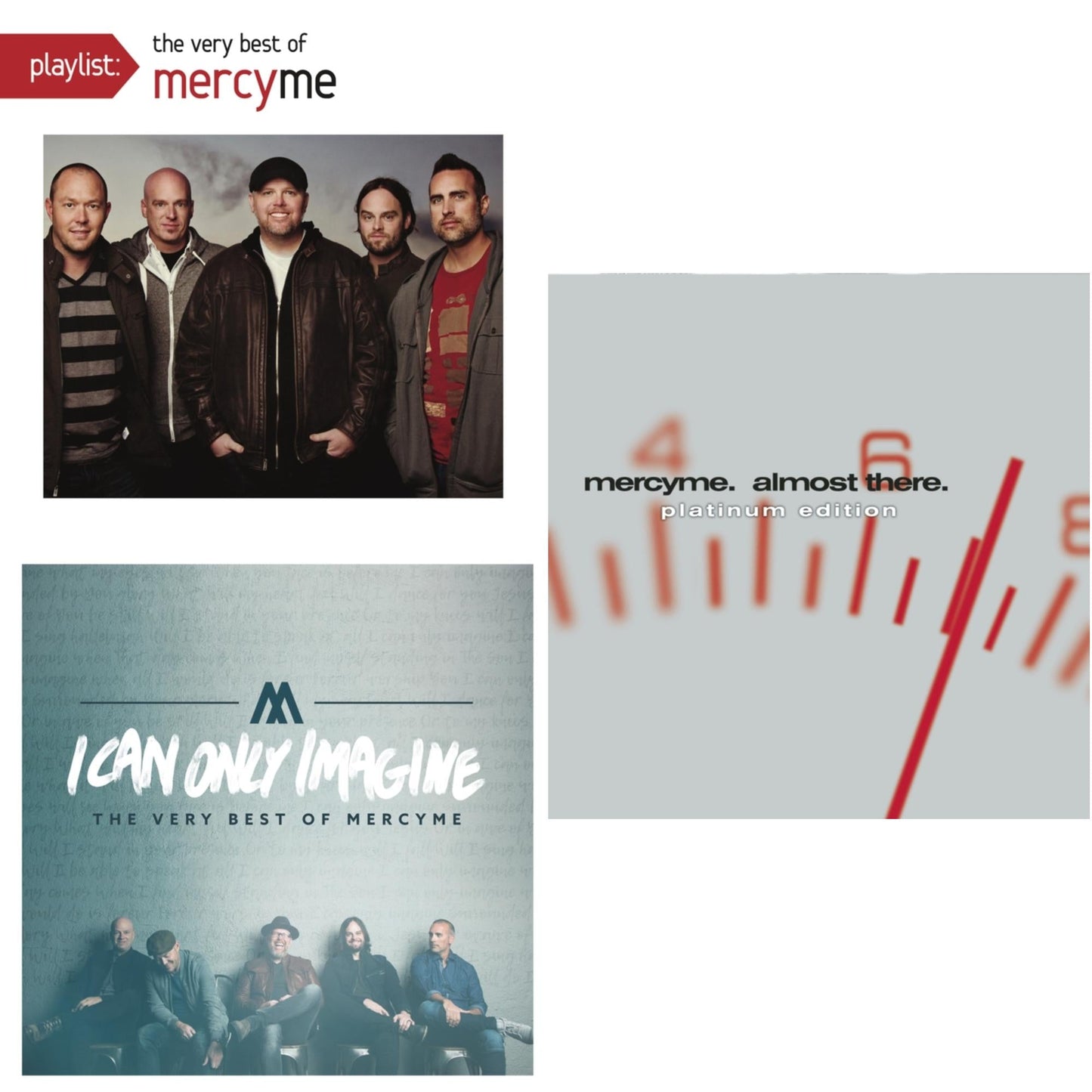Mercyme - I Can Only Imagine: Very Best Of & Playlist: Very Best Of Mercyme & Almost There - CD Bundle