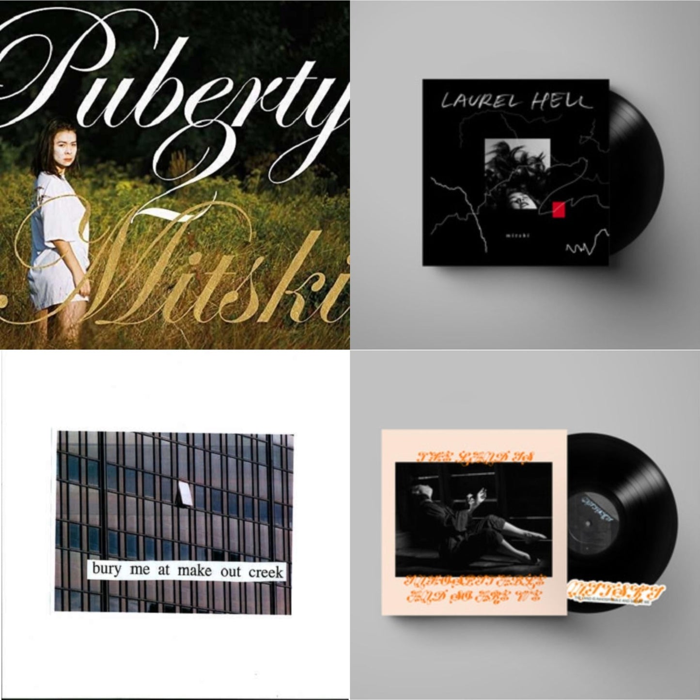 Mitski - Bury Me At Makeout Creek & Puberty 2 & Laurel Hell & Land Is Inhospitable & So Are We - LP Vinyl Bundle