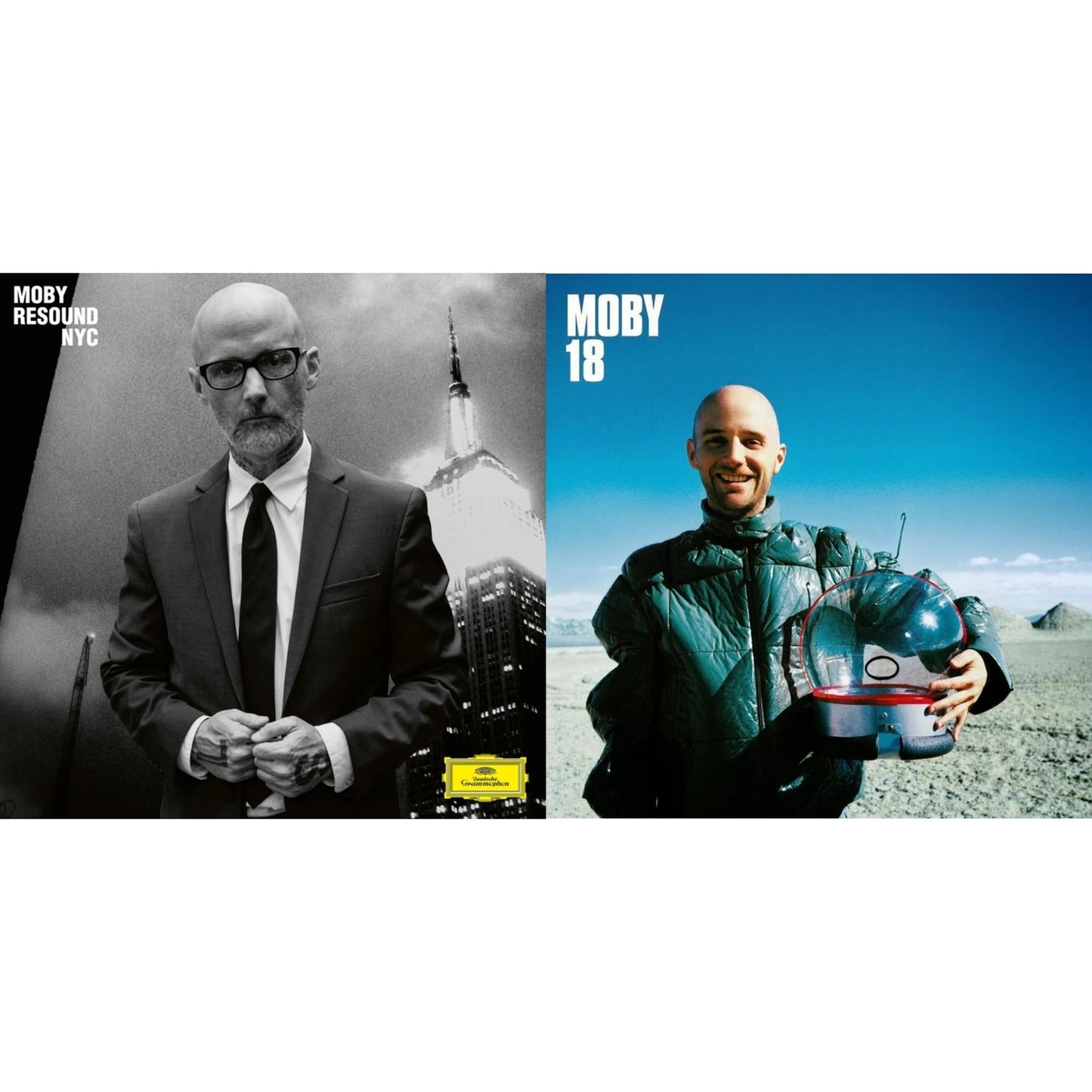 Moby - Resound Nyc (Crystal Clear Vinyl/2LP) & 18 (2LP)