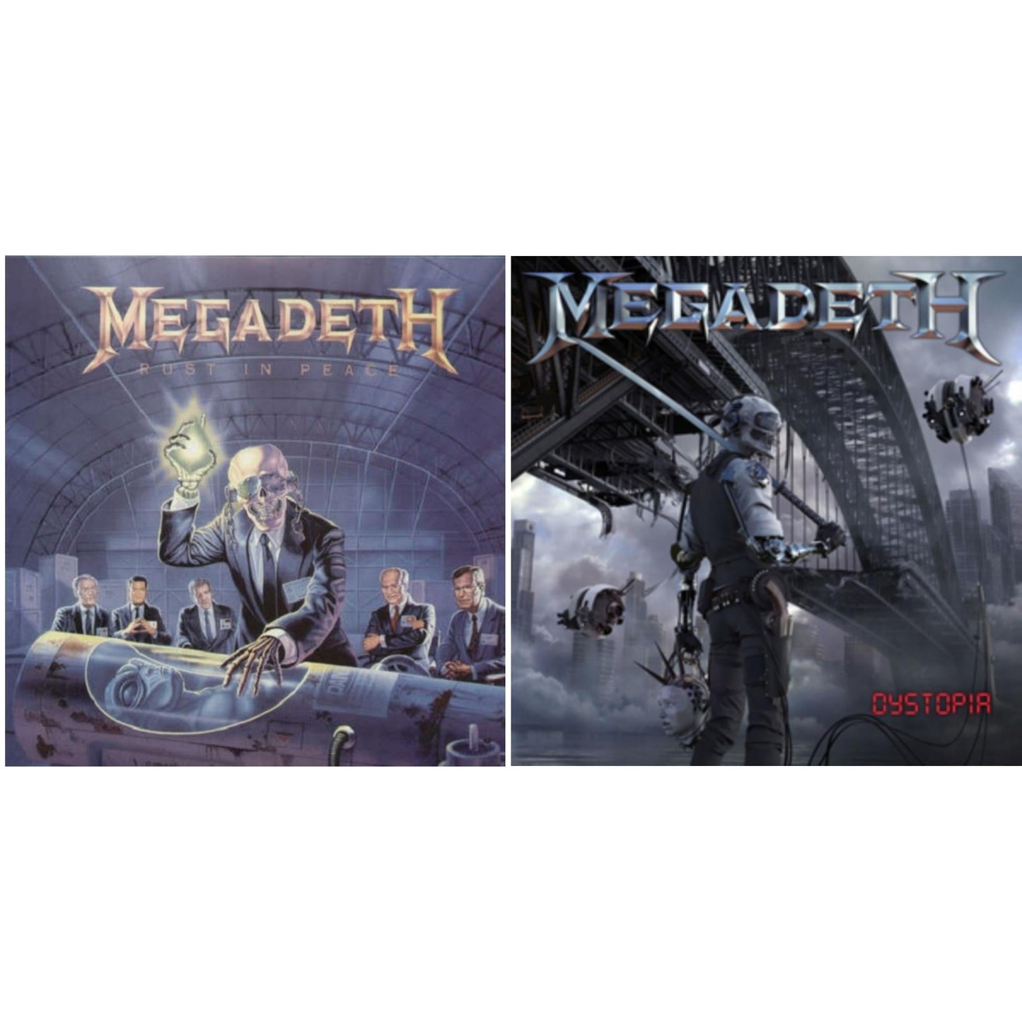 Megadeth - Rust In Peace & Dystopia - LP Vinyl Bundle