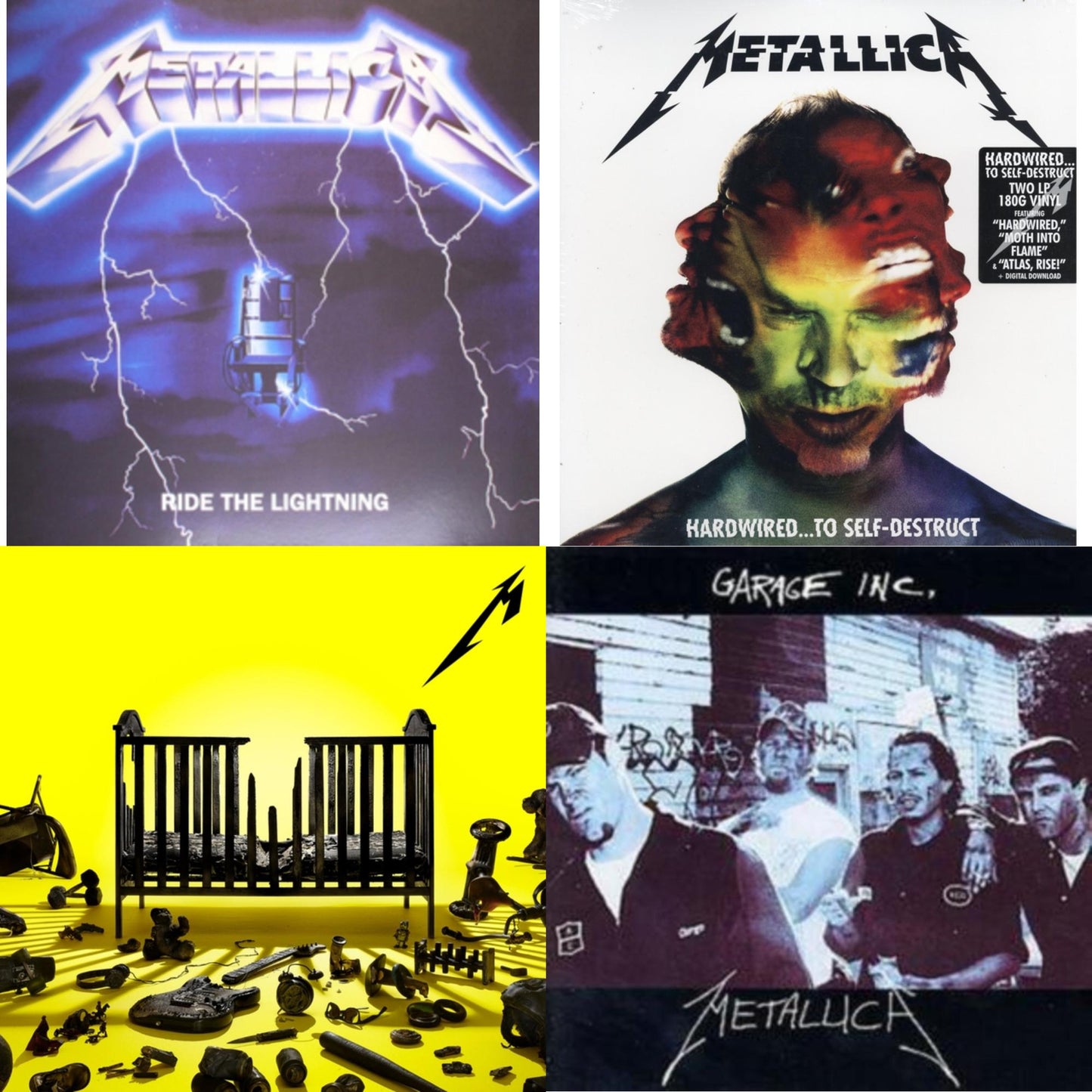 Metallica - 72 Seasons (2LP) & Garage Inc. & Ride The Lightning (180G) & Hardwired To Self-Destruct (2LP/180G/Dl Card)