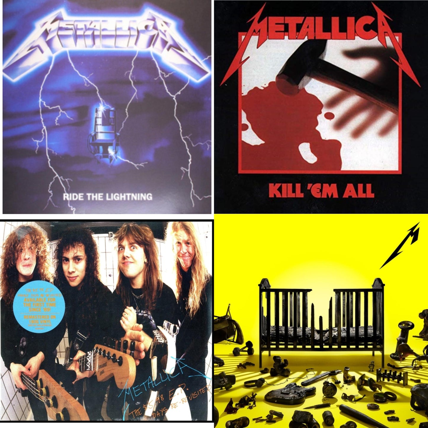 Metallica - 72 Seasons (2LP) & Kill Em All (180G) & Ride The Lightning (180G) & $5.98 Ep: Garage Days Re-Revisited (Remastered)