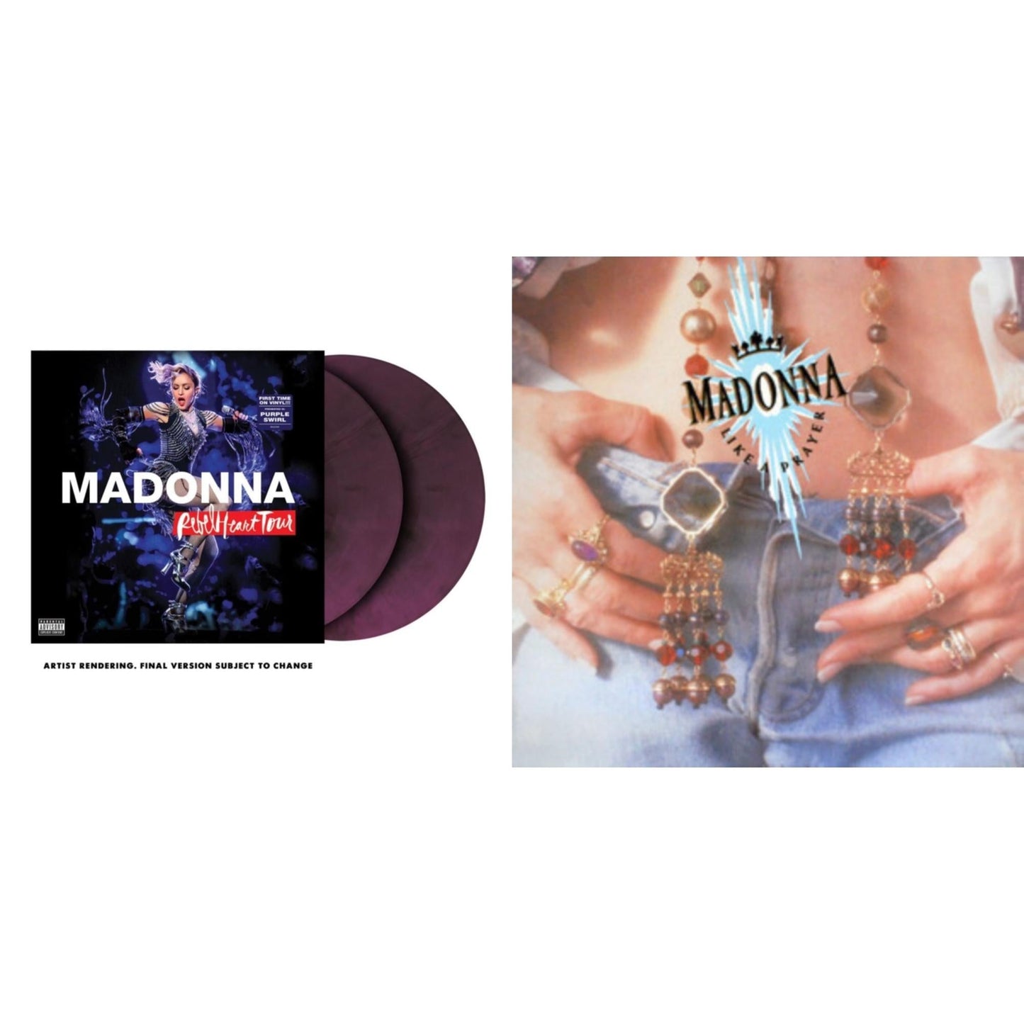 Madonna - Like A Prayer (180G) & Rebel Heart Tour (X) (Purple Galaxy Swirl Vinyl/2LP)