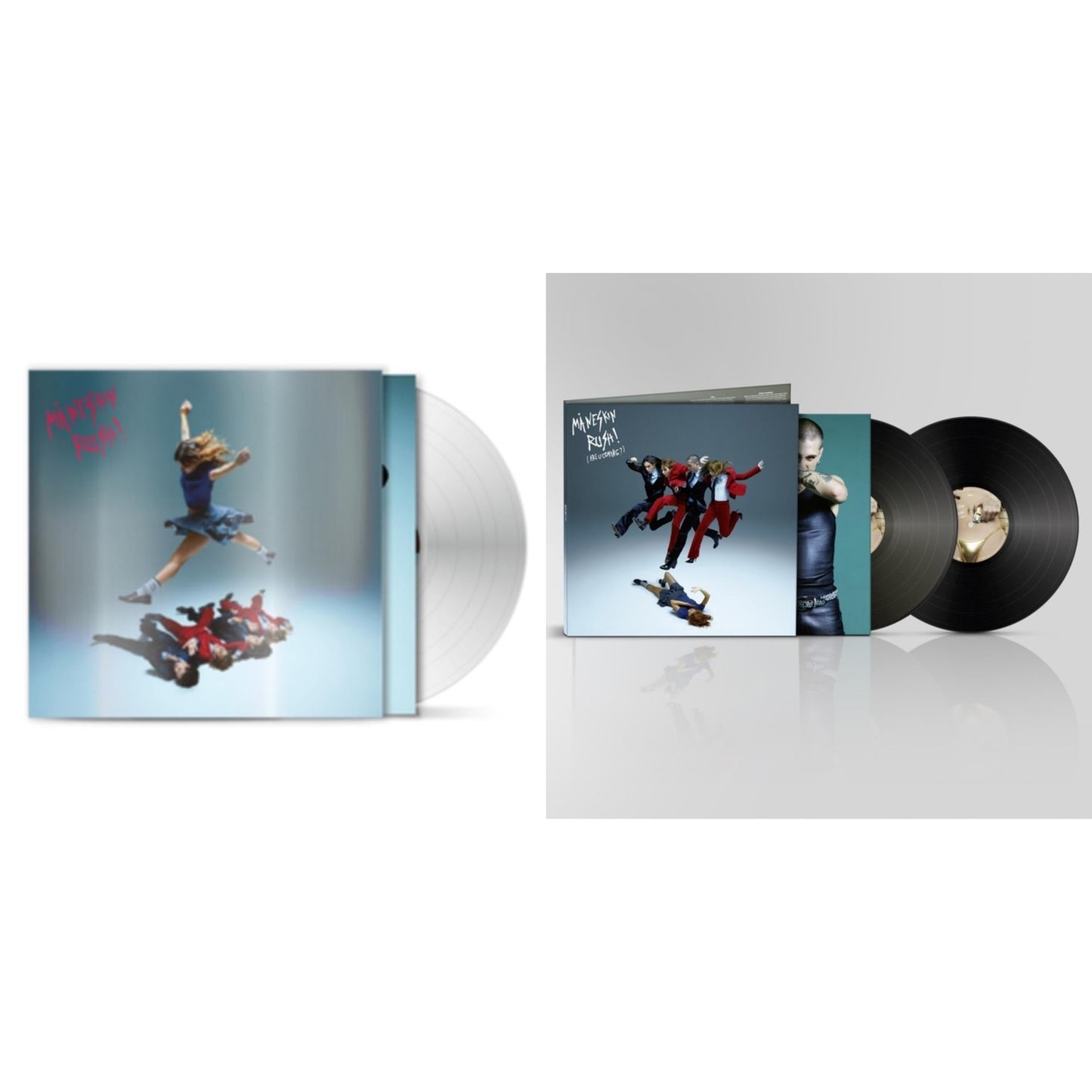 Maneskin - Rush! (White LP Vinyl/Silver Foil Sleeve) & Rush! (Are U Coming?) (X) (2LP)