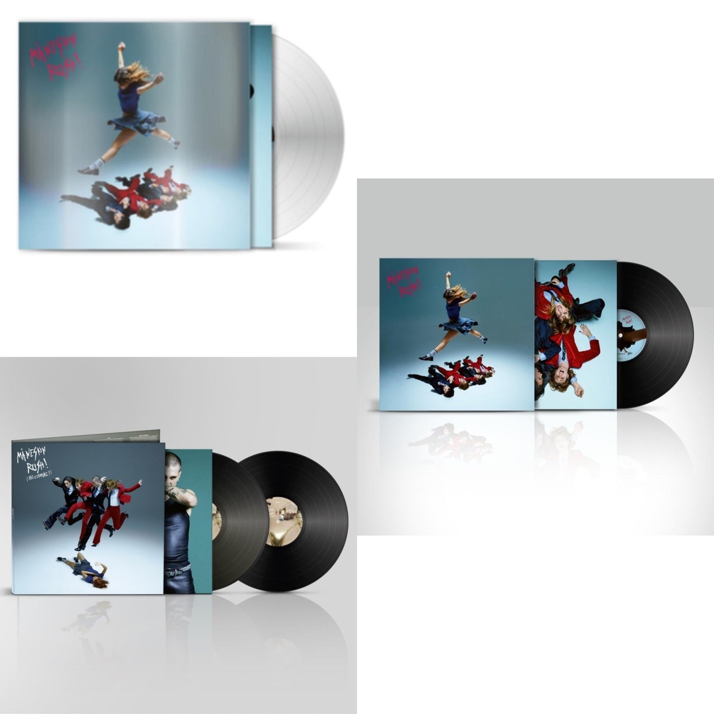 Maneskin - Rush! (X) (180G) & Rush! (White LP Vinyl/Silver Foil Sleeve) & Rush! (Are U Coming?) (X) (2LP)