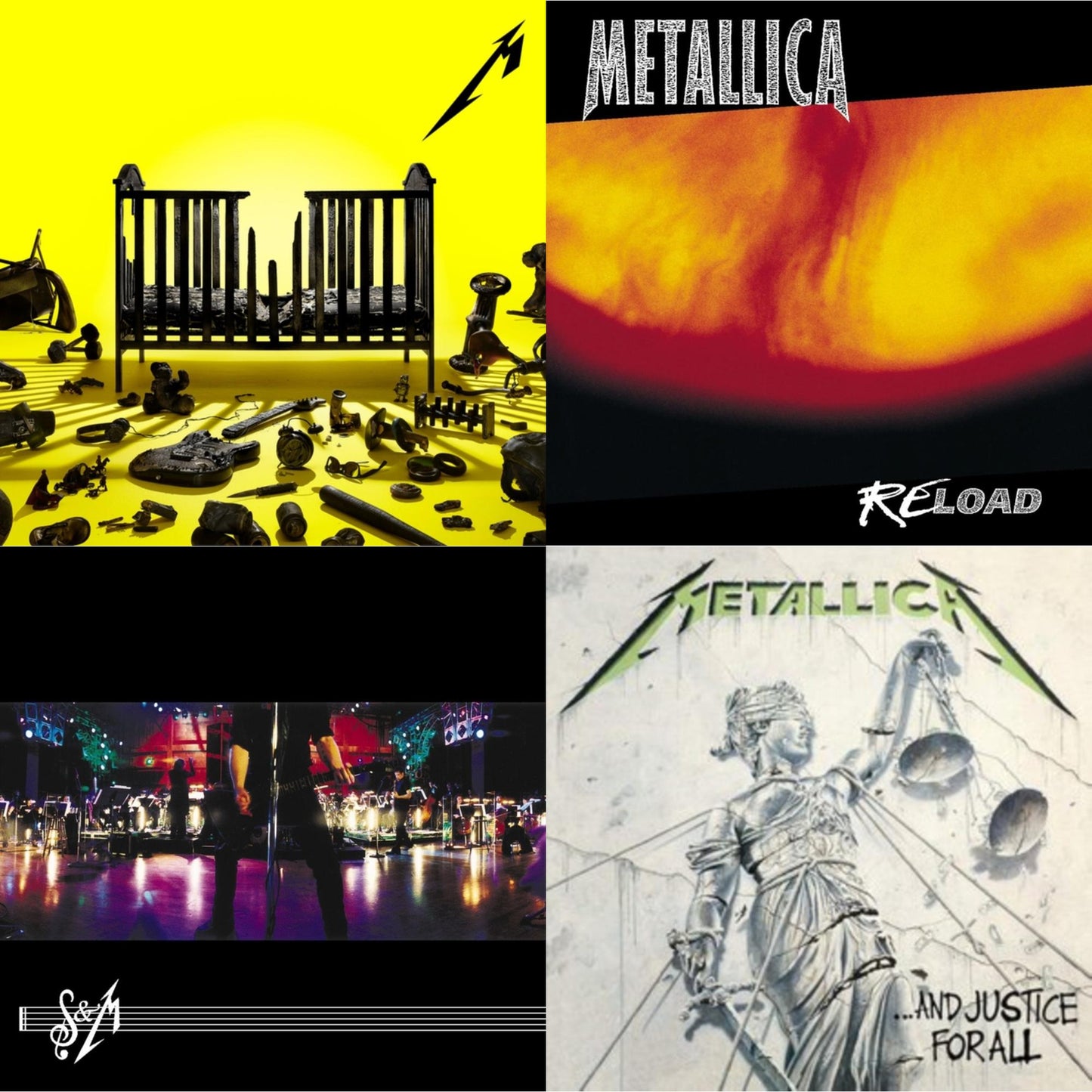 Metallica - 72 Seasons (2LP) & Reload & S&M & And Justice For All (Remastered)