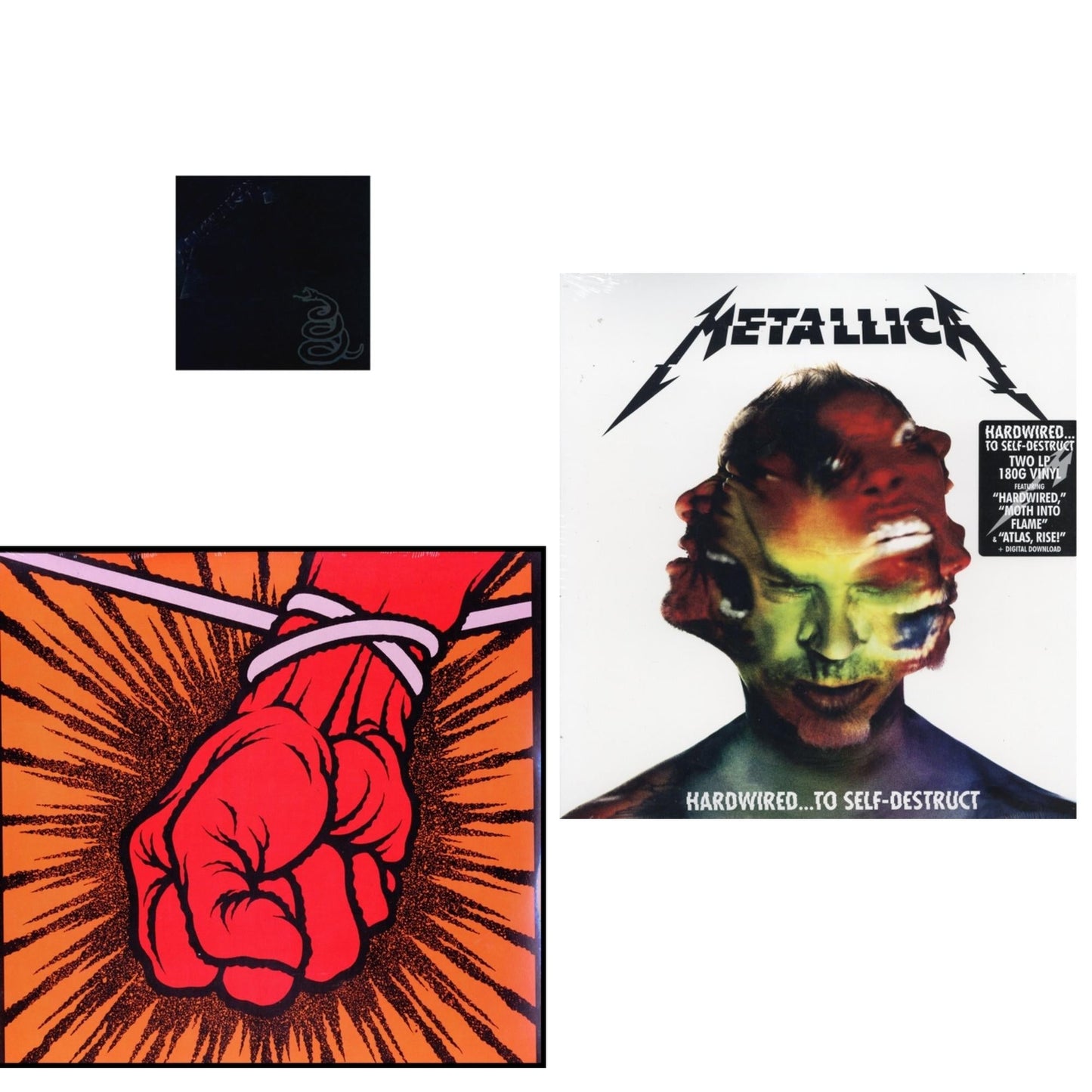 Metallica - Metallica (Remastered/2LP) & St Anger & Hardwired To Self-Destruct (2LP/180G/Dl Card)