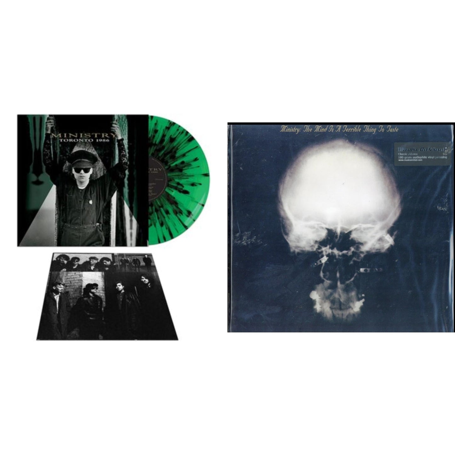 Ministry - Mind Is A Terrible Thing To Taste (180G) & Toronto 1986 (Green & Black Splatter LP Vinyl)