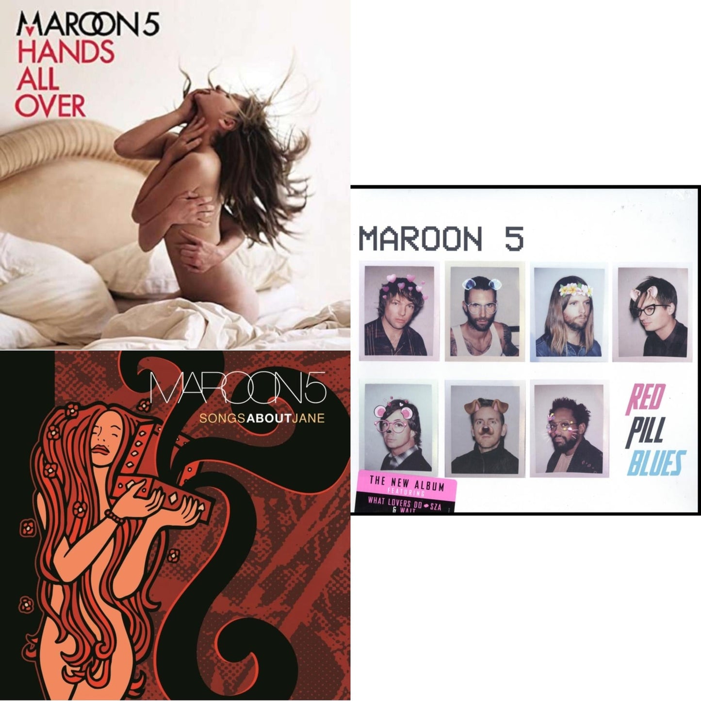 Maroon 5 - Hands All Over & Songs About Jane & Red Pill Blues (LP)