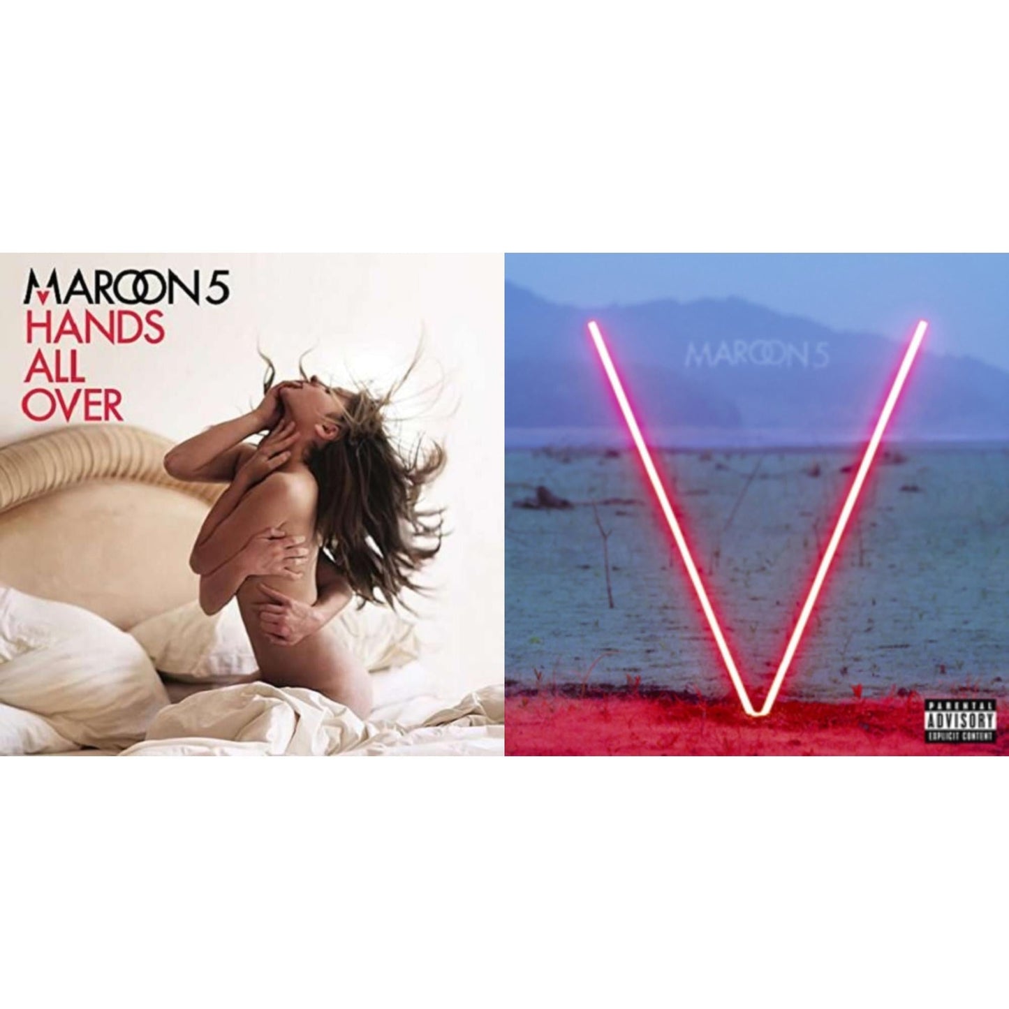 Maroon 5 - V & Hands All Over - LP Vinyl Bundle