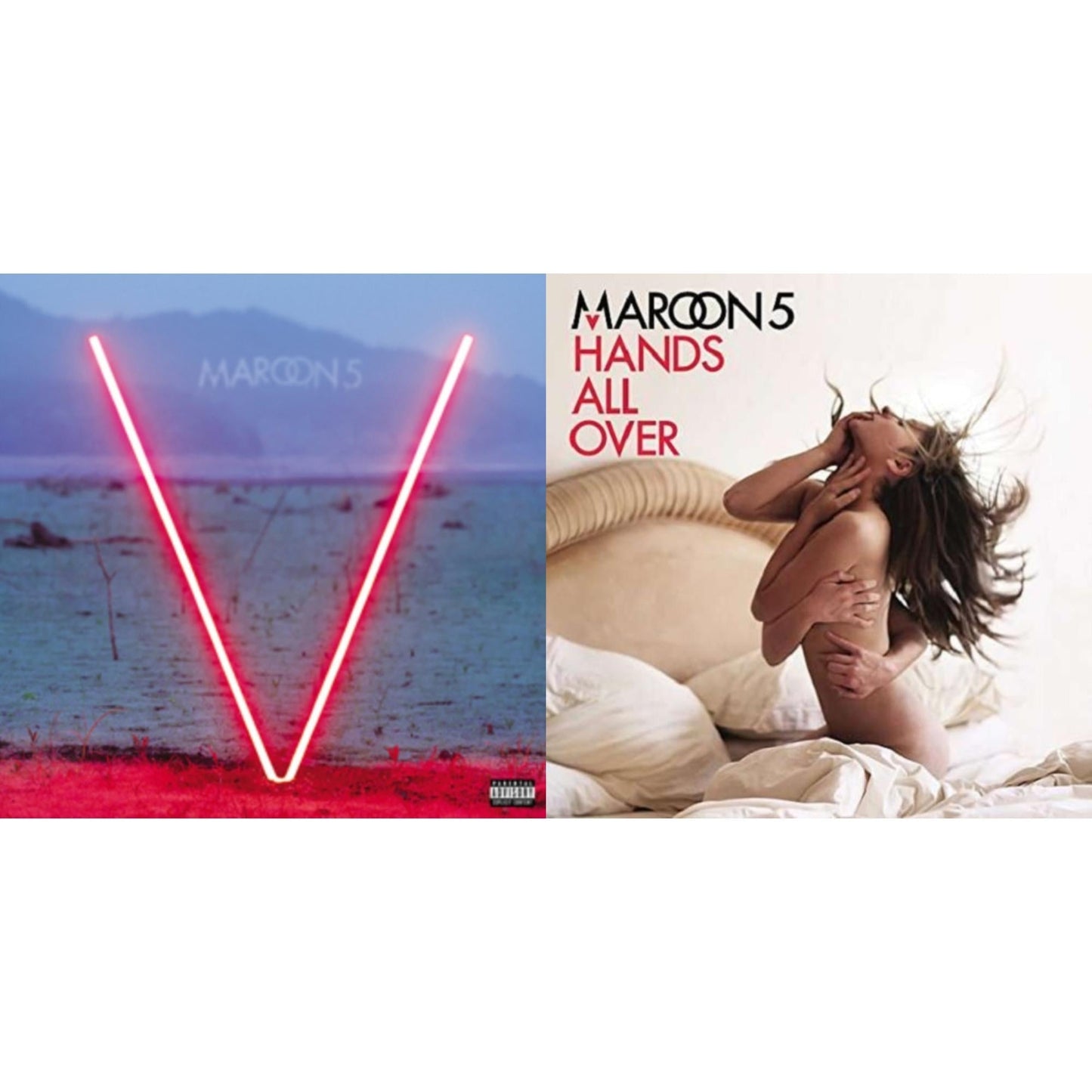 Maroon 5 - Maroon 5 - V (Black LP) (Exp) & Hands All Over