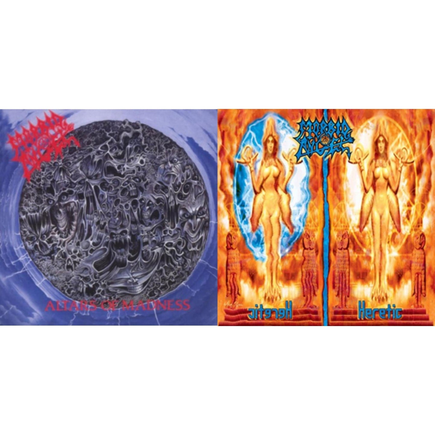 Morbid Angel - Altars Of Madness & Heretic - LP Vinyl Bundle