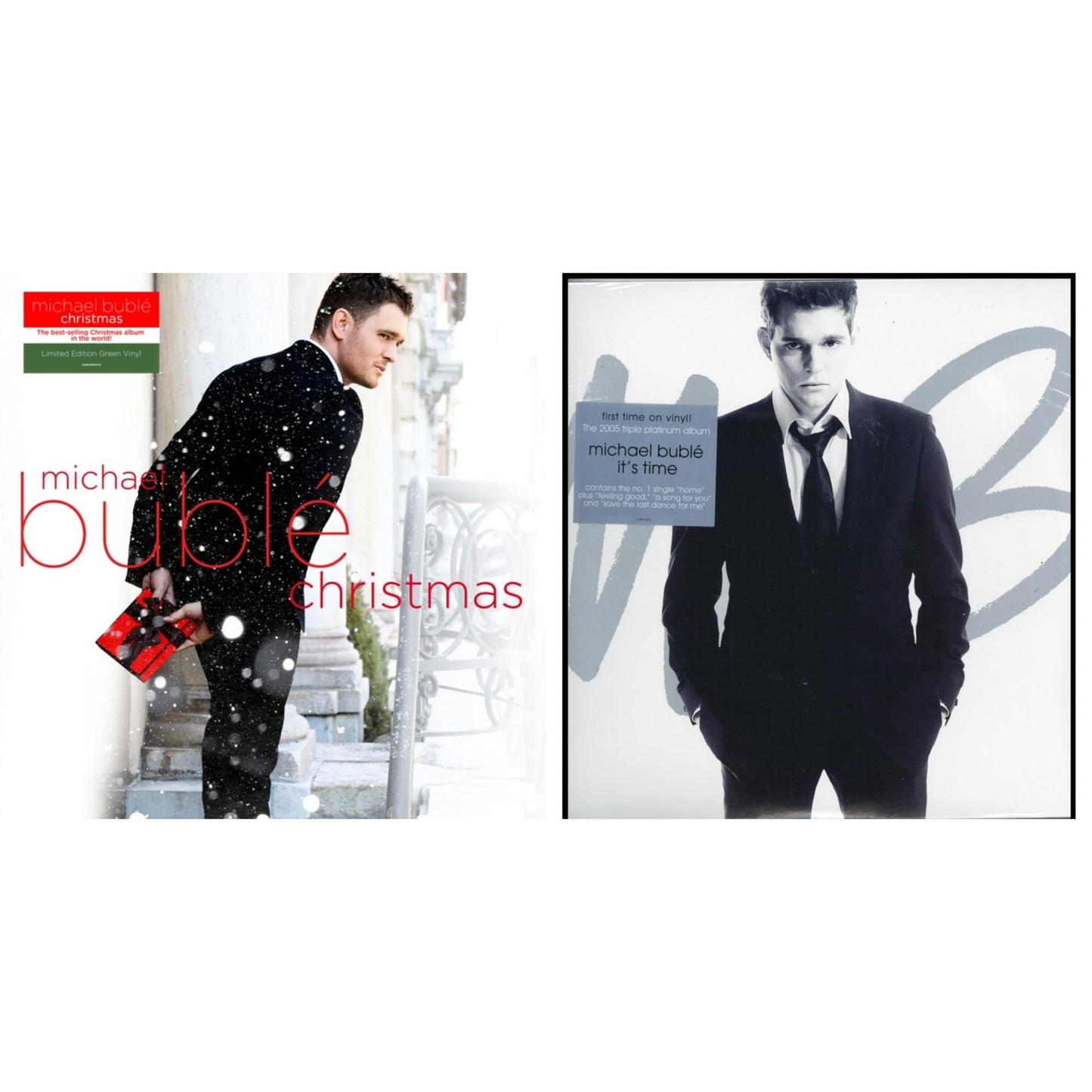 Michael Buble - Christmas (Green LP Vinyl) & It's Time (2LP)