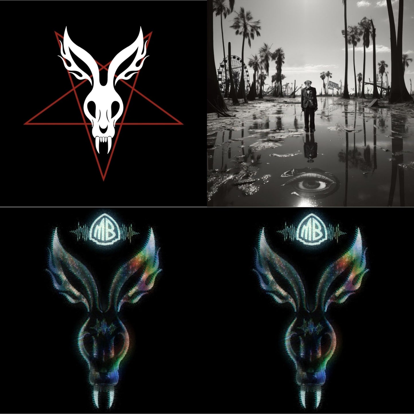 Mr. Bungle - Raging Wrath Of The Easter Bunny Demo (2LP/Ruby Red Splatter Vinyl) & Quote Unquote 1991-1999 (X) (6LP) & Night They Came Home (2LP/White Vinyl) & Night They Came Home (2LP/Orange Vinyl) (I)