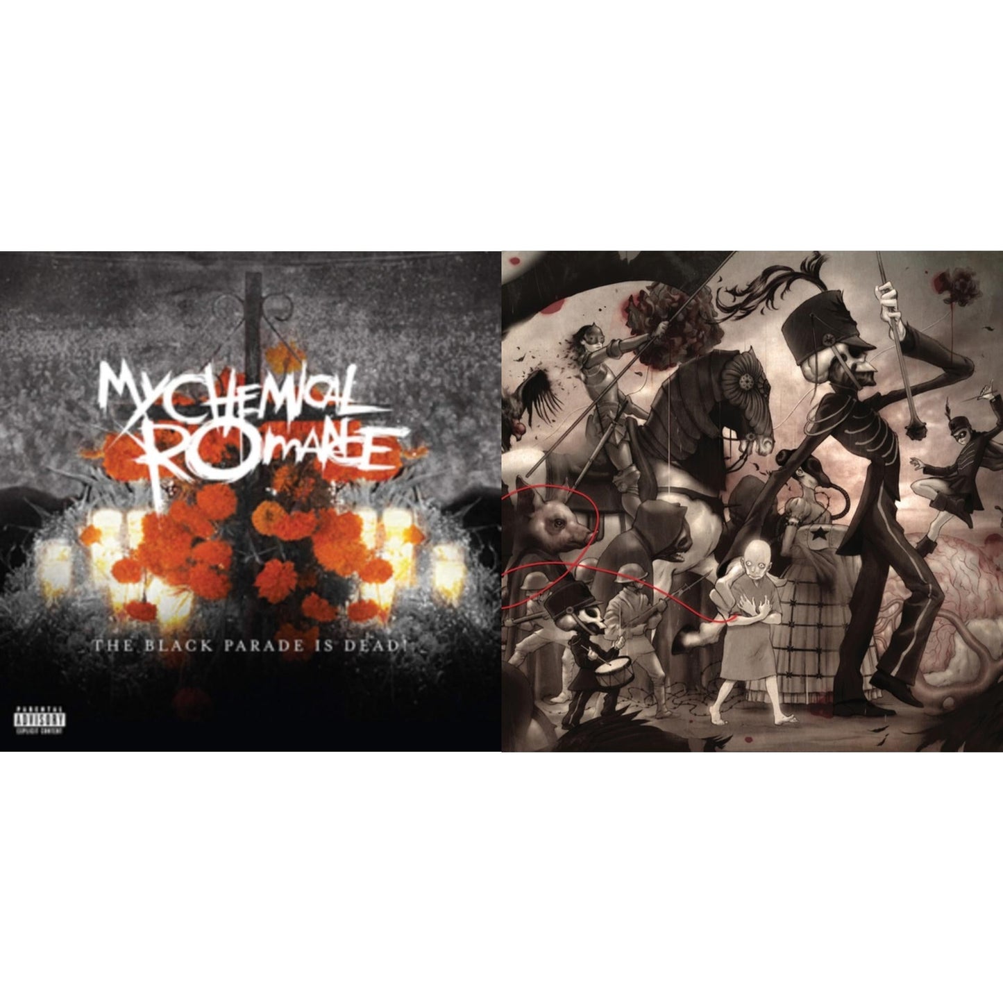 My Chemical Romance - Black Parade Is Dead! & Black Parade (X) (Picture Disc) - LP Vinyl Bundle