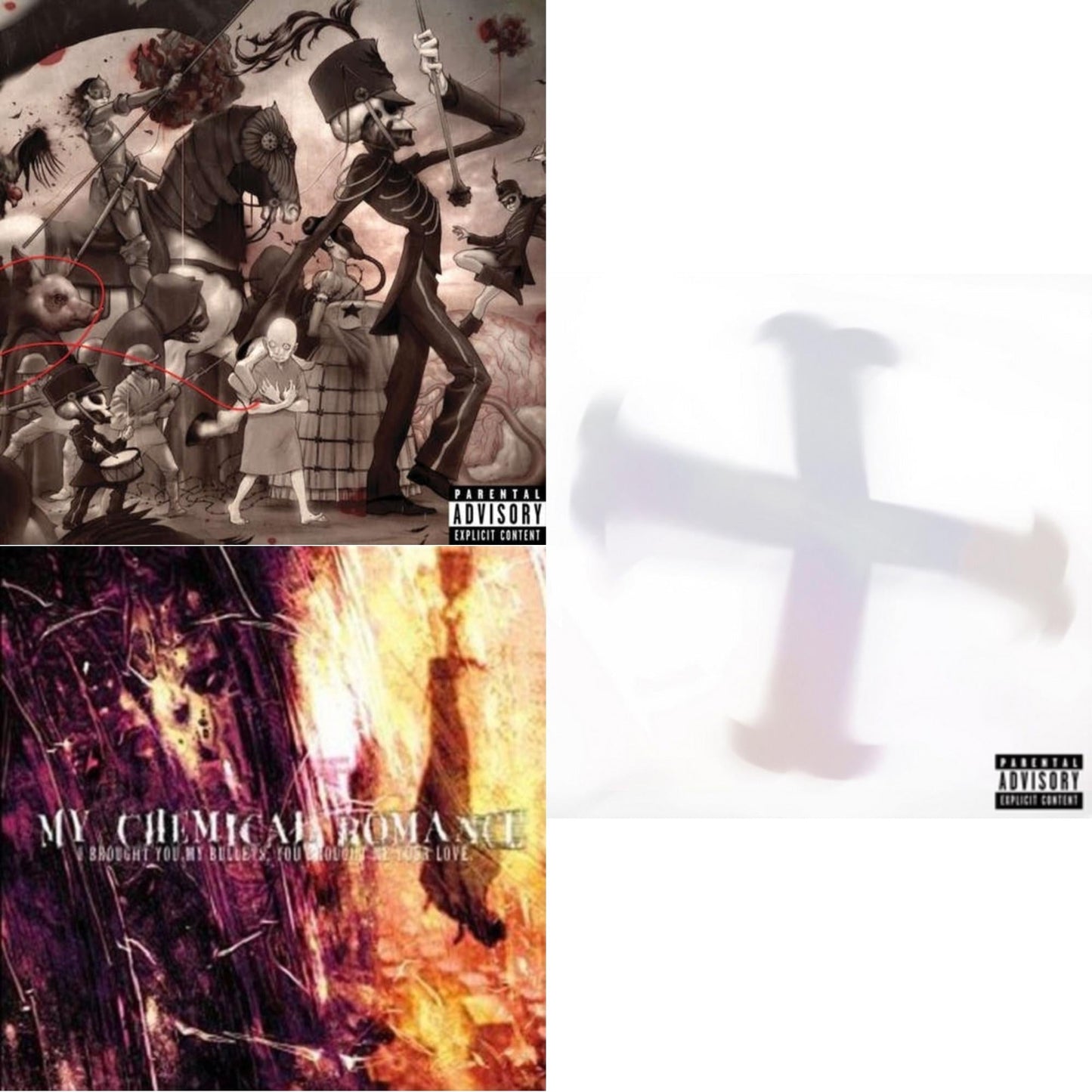 My Chemical Romance - Black Parade / Living With Ghosts (X) (10Th Anniversary Edition/3LP) & I Brought You My Bullets You Brought Me Your Love & Black Parade (X) (2LP)