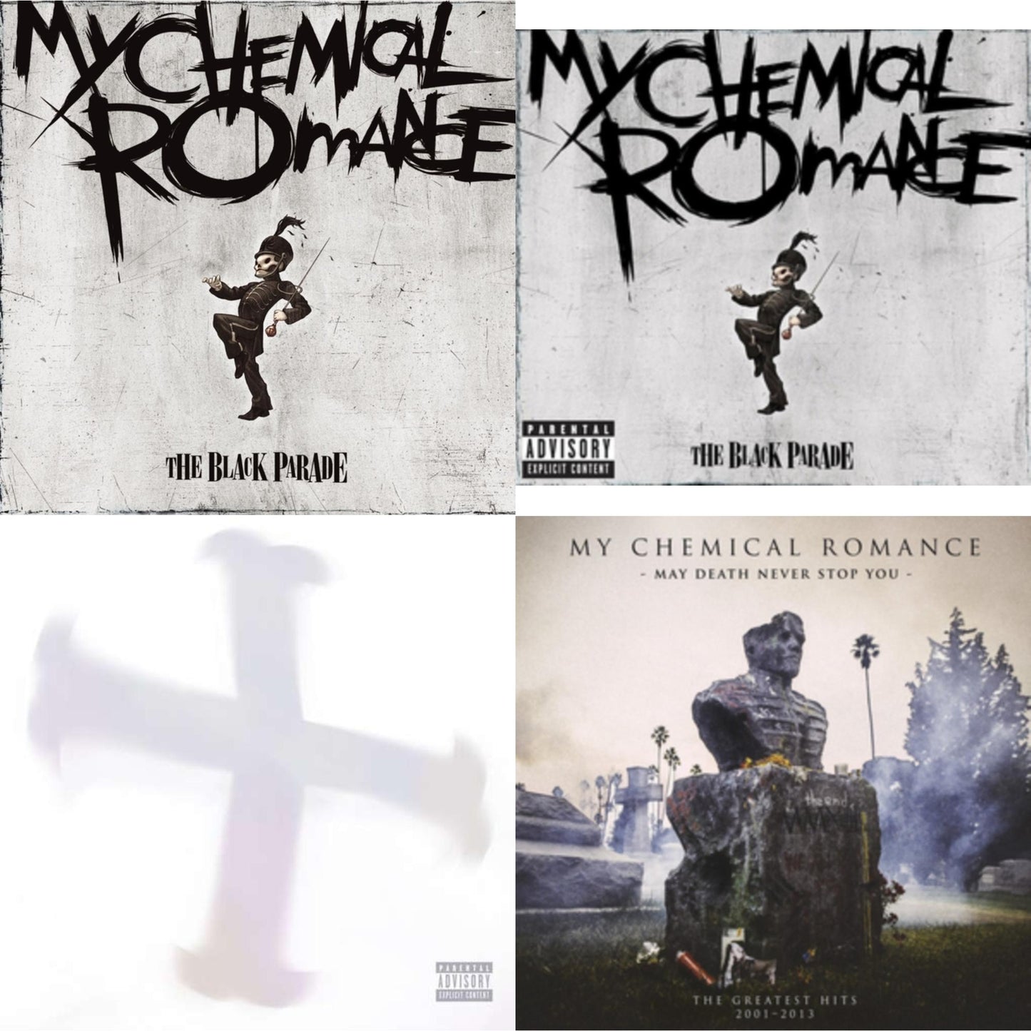 My Chemical Romance - Black Parade & Black Parade (X) & Black Parade / Living With Ghosts (X) (10Th Anniversary Edition) & May Death Never Stop You - CD Bundle