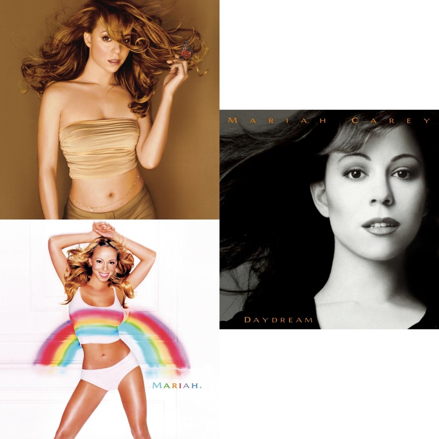 Mariah Carey - Rainbow & Butterfly & Daydream - CD Bundle