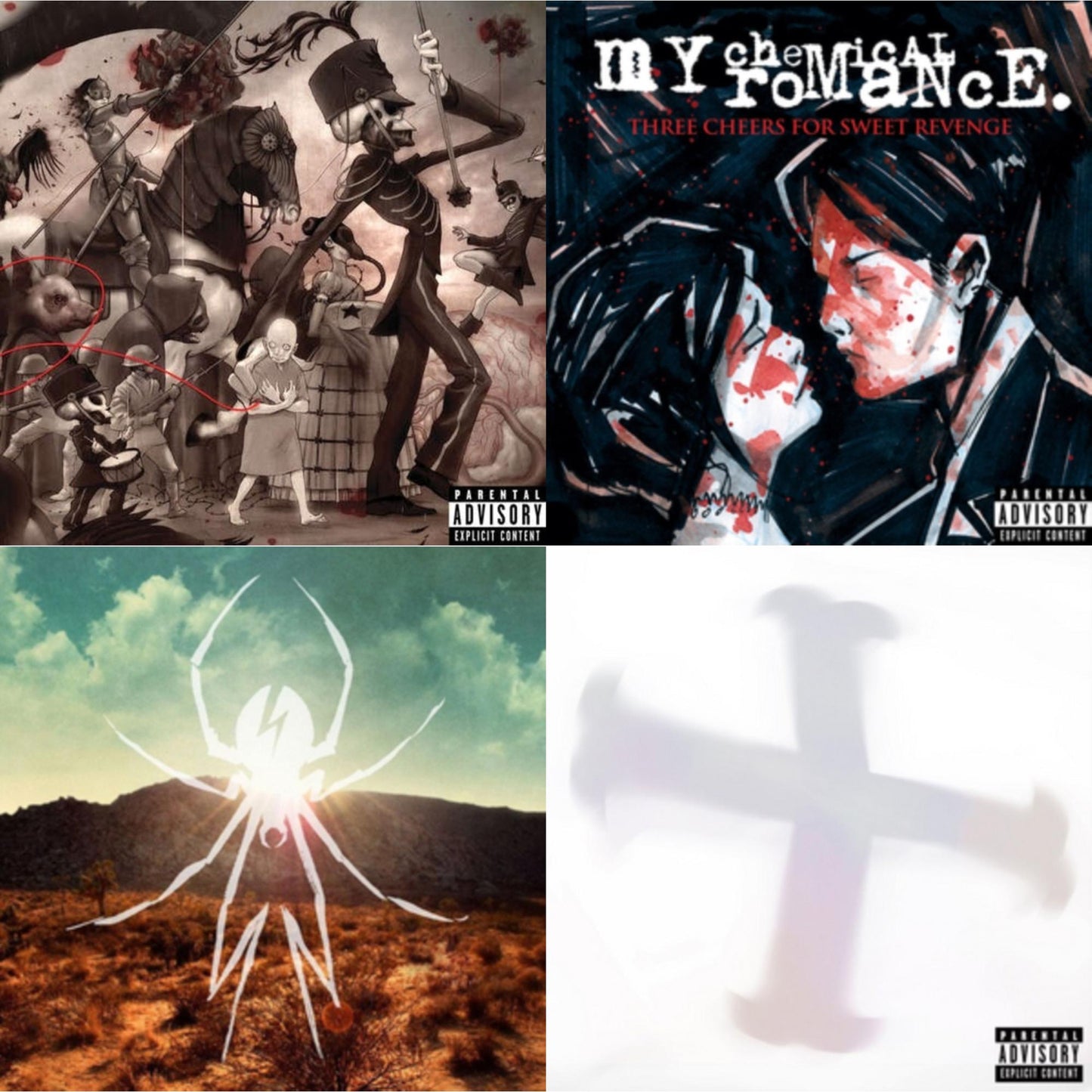 My Chemical Romance - Black Parade / Living With Ghosts (X) (10Th Anniversary Edition/3LP) & Black Parade (X) (2LP) & Three Cheers For Sweet Revenge & Danger Days: True Lives Of The Fabulous Killjoys