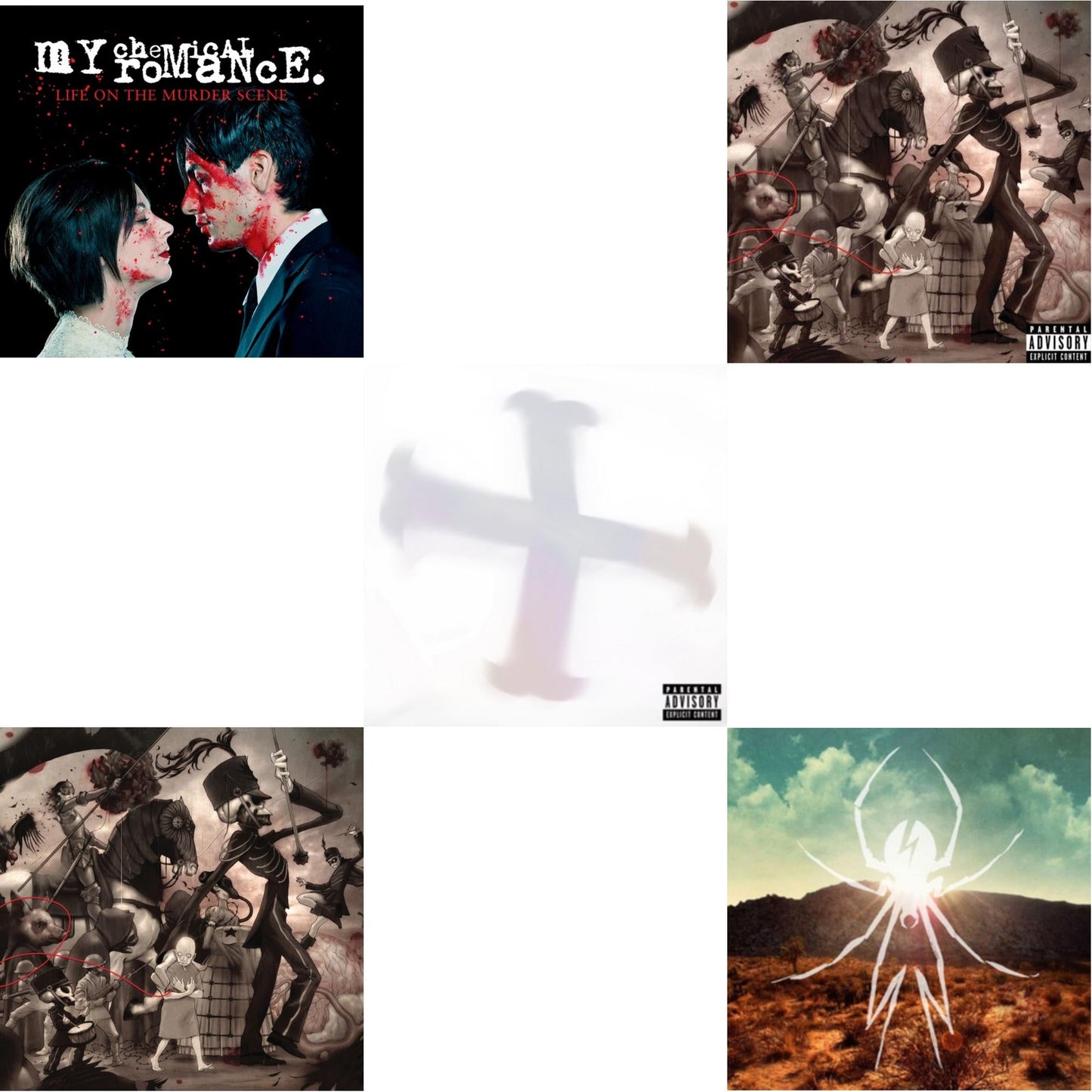 My Chemical Romance - Life On The Murder Scene & Black Parade (X) (Picture Disc) & Black Parade / Living With Ghosts (X) (10Th Anniversary Edition/3LP) & Black Parade (X) (2LP) & Danger Days: True Lives Of The Fabulous Killjoys