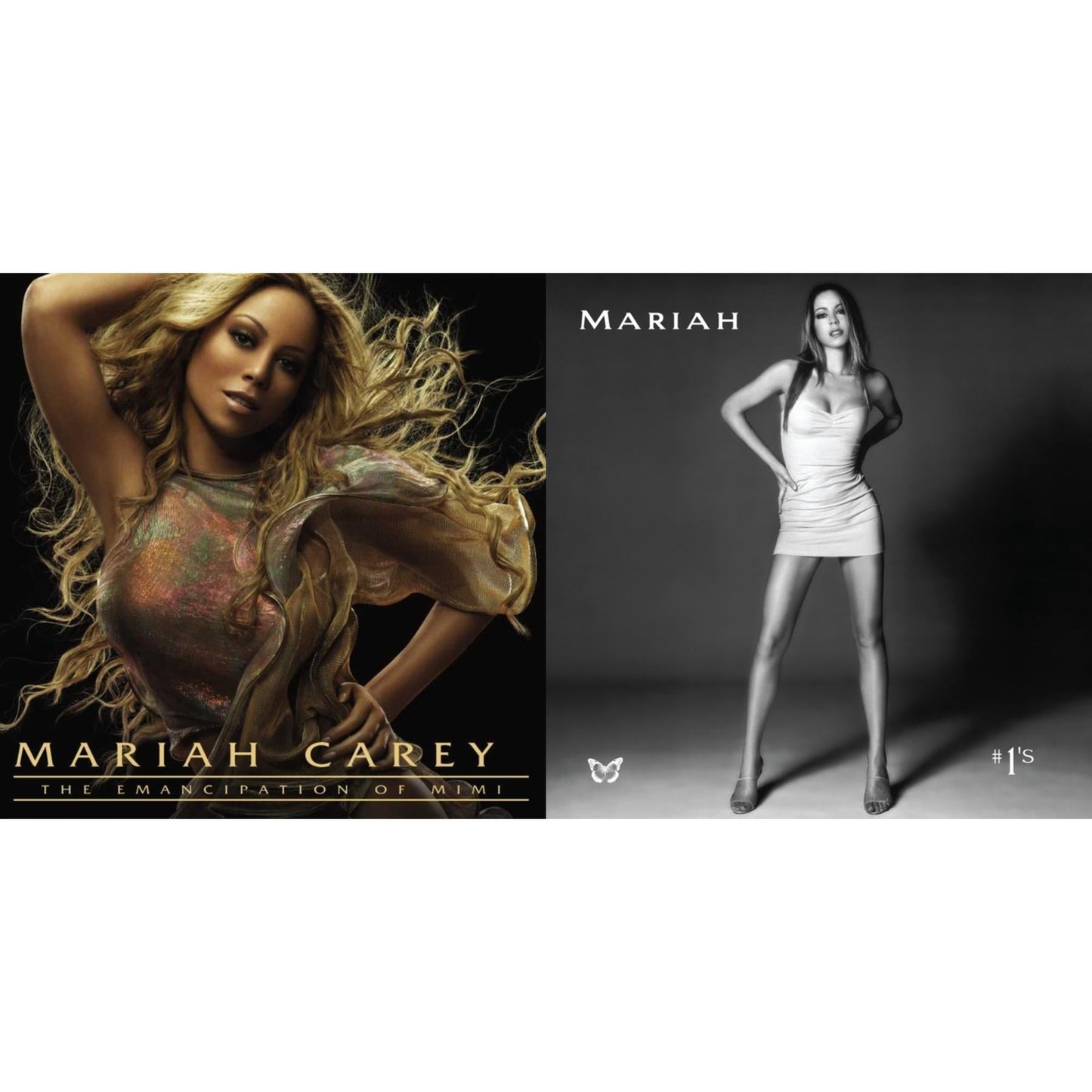 Mariah Carey - Emancipation Of Mimi (2LP) & #1’S (2LP/Metallic Silver & Black Swirl Vinyl)