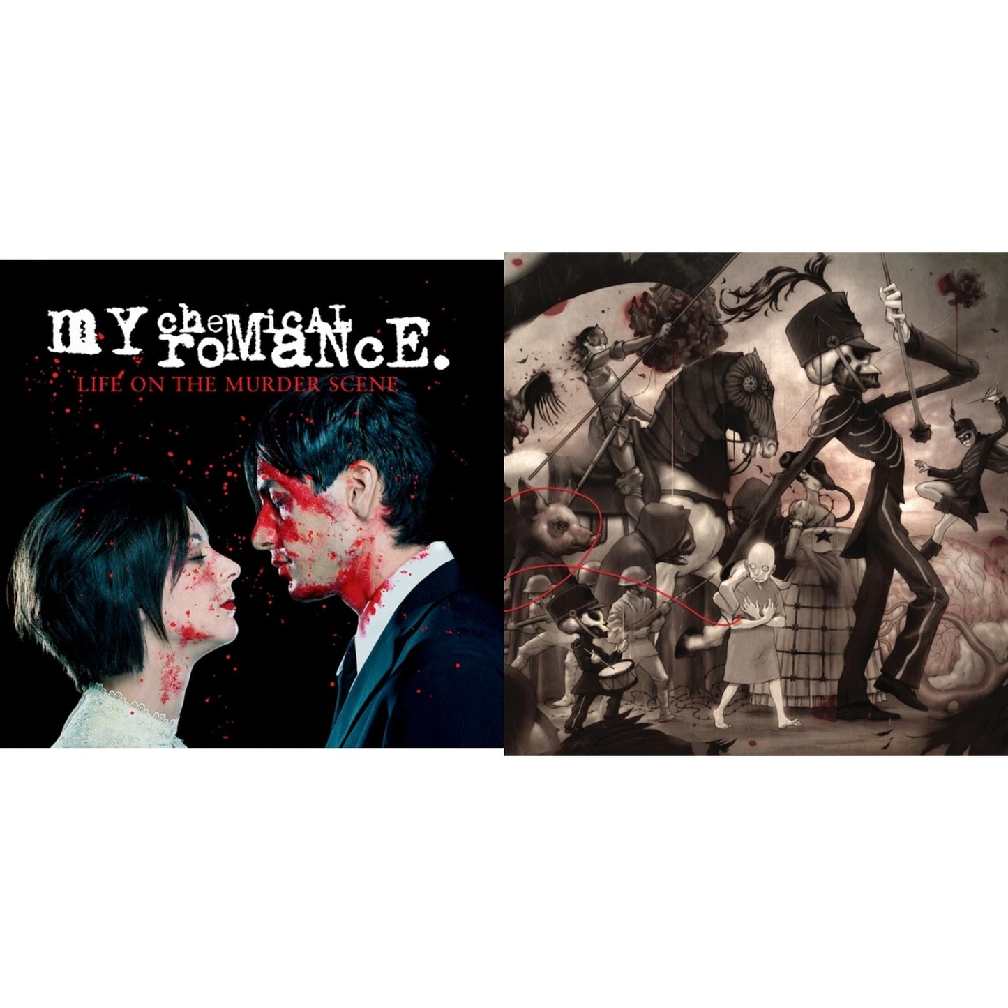 My Chemical Romance - Life On The Murder Scene & Black Parade (X) (Picture Disc) - LP Vinyl Bundle