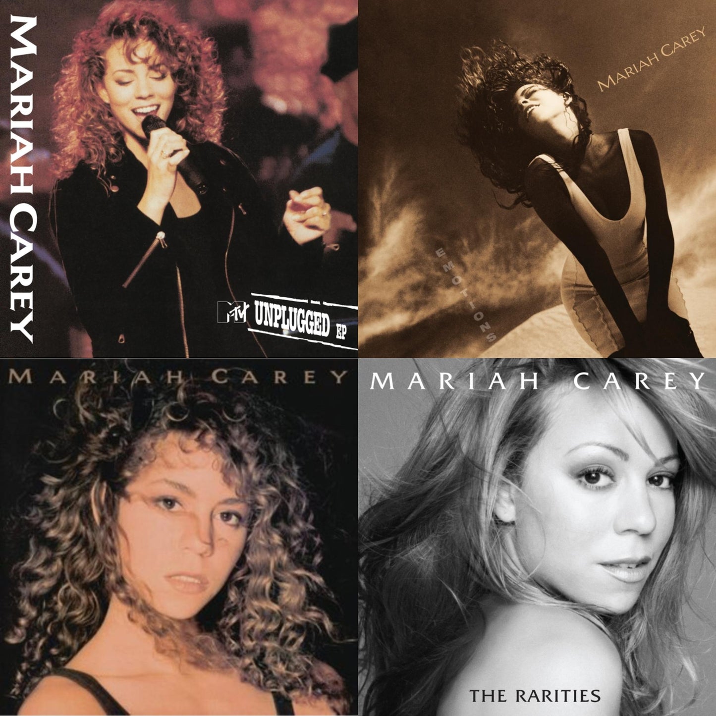 Mariah Carey - Mariah Carey & Emotions & Mtv Unplugged & Rarities (4LP)