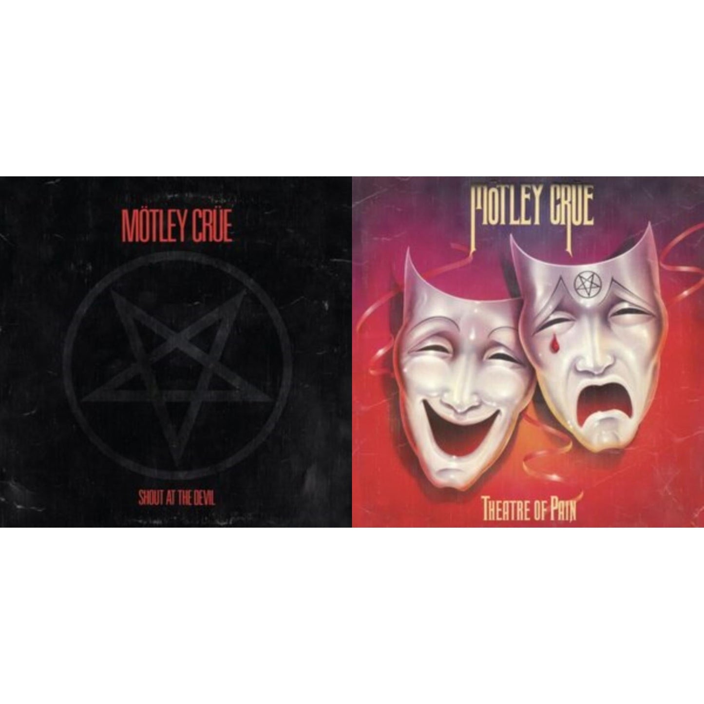 Motley Crue - Shout At The Devil & Theatre Of Pain - LP Vinyl Bundle
