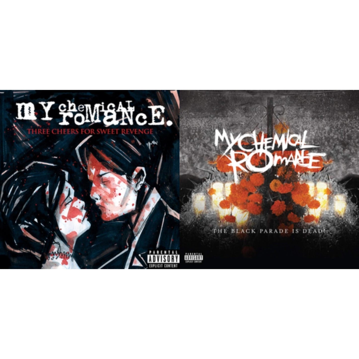My Chemical Romance - Three Cheers For Sweet Revenge & Black Parade Is Dead! - LP Vinyl Bundle