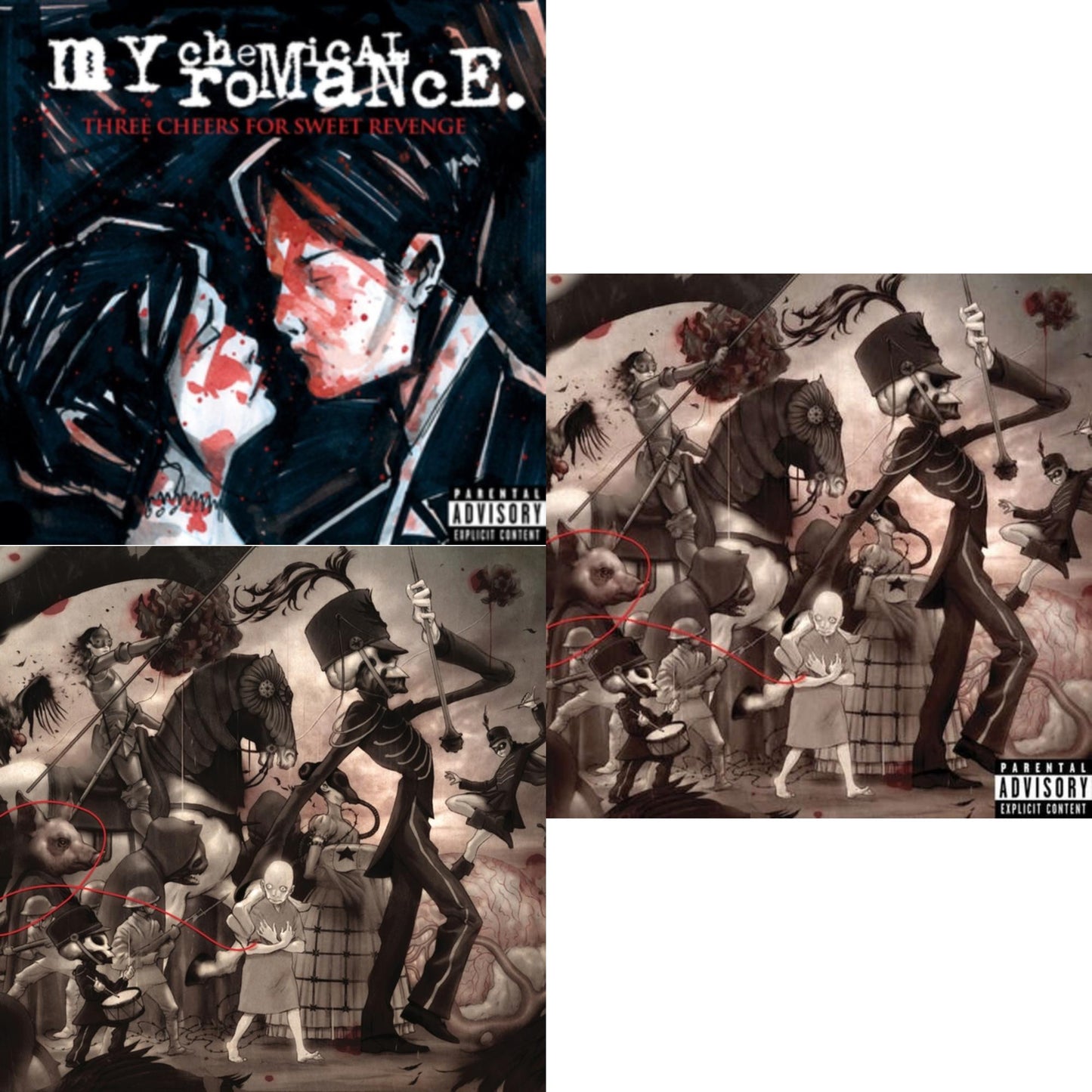 My Chemical Romance - Black Parade (X) (Picture Disc) & Black Parade (X) (2LP) & Three Cheers For Sweet Revenge