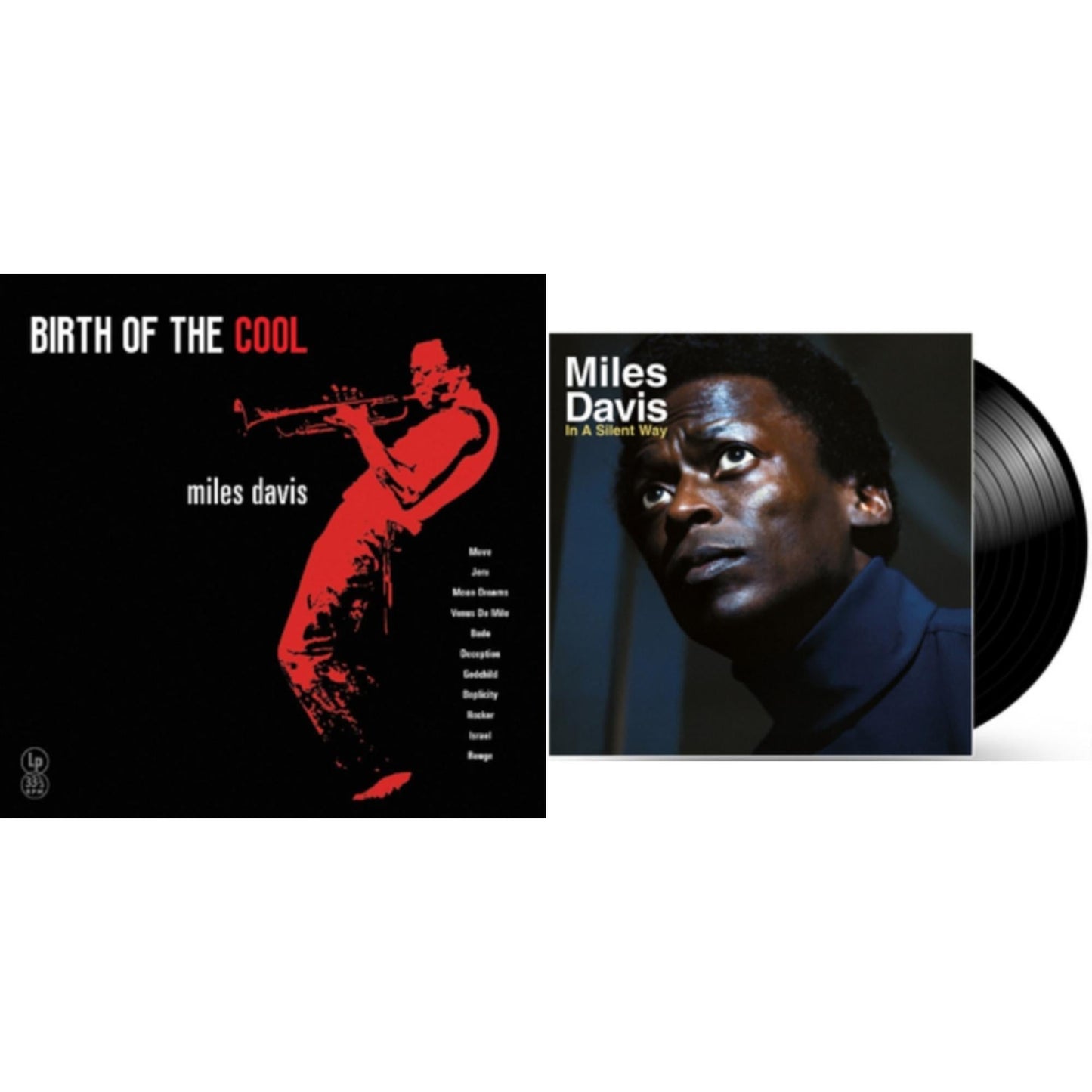 Miles Davis - Birth Of The Cool (Yellow LP Vinyl) & In A Silent Way