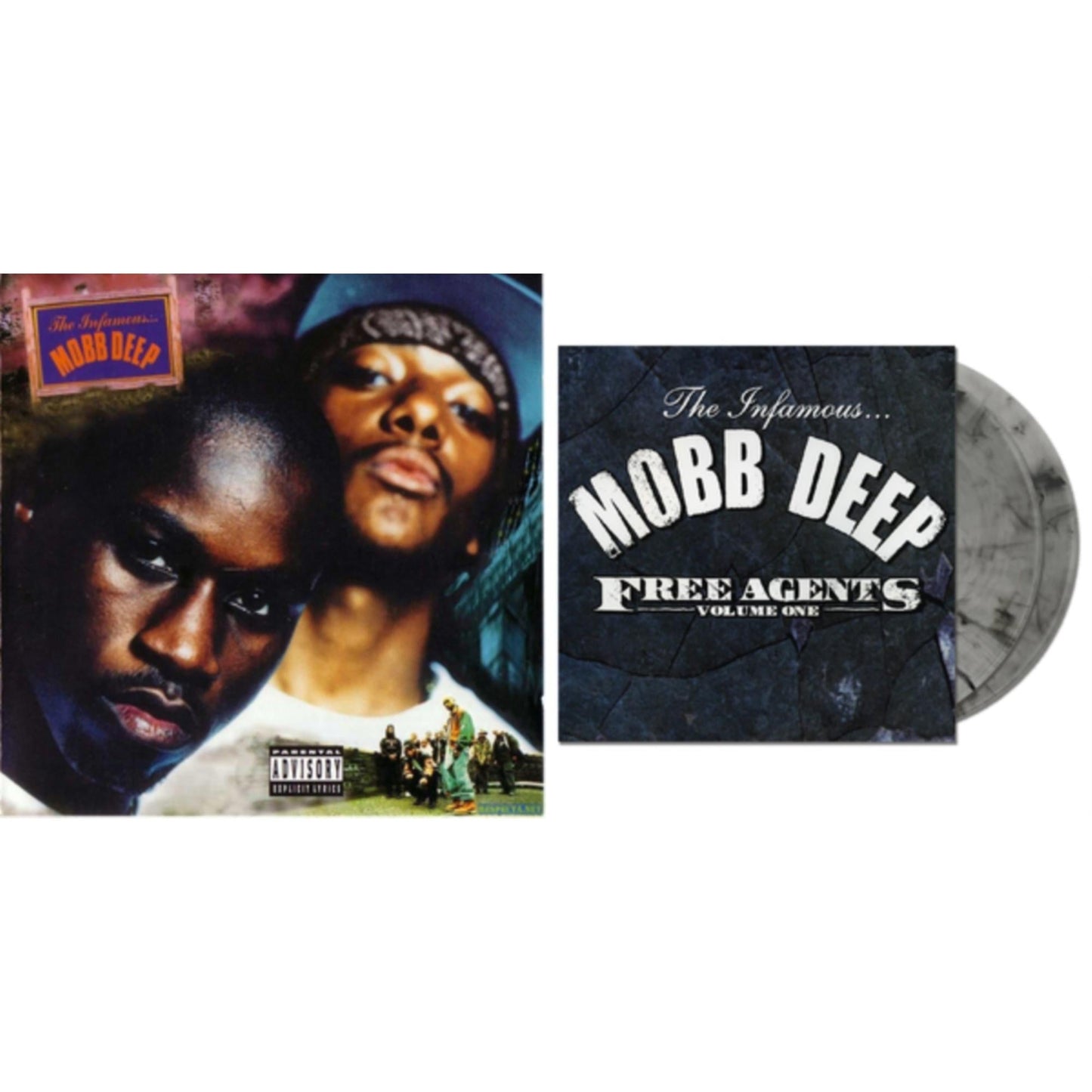 Mobb Deep - Free Agents (Smokey Clear LP Vinyl) & Infamous (180G/2LP)