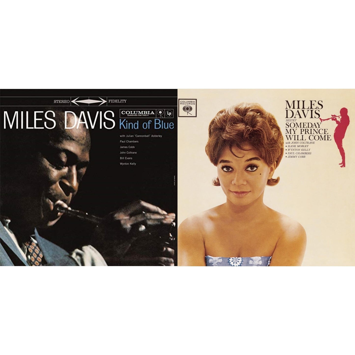 Miles Davis - Kind Of Blue (180G) & Someday My Prince Will Come (180G) - LP Vinyl Bundle