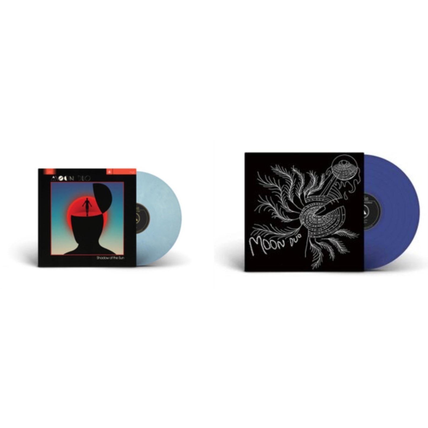 Moon Duo - Shadow Of The Sun (Light Blue & White Galaxy LP Vinyl) & Escape: Expanded Edition (Blue LP Vinyl)