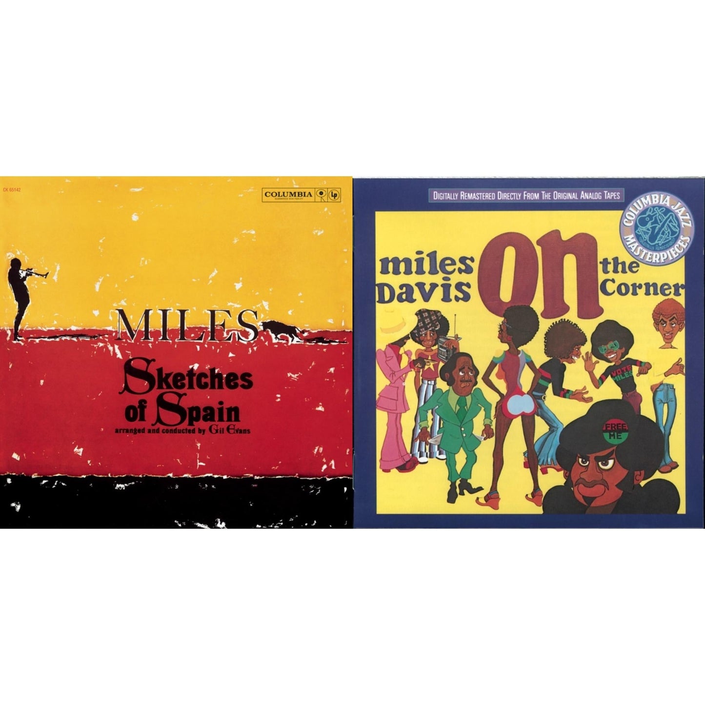Miles Davis - Sketches Of Spain & On The Corner - CD Bundle